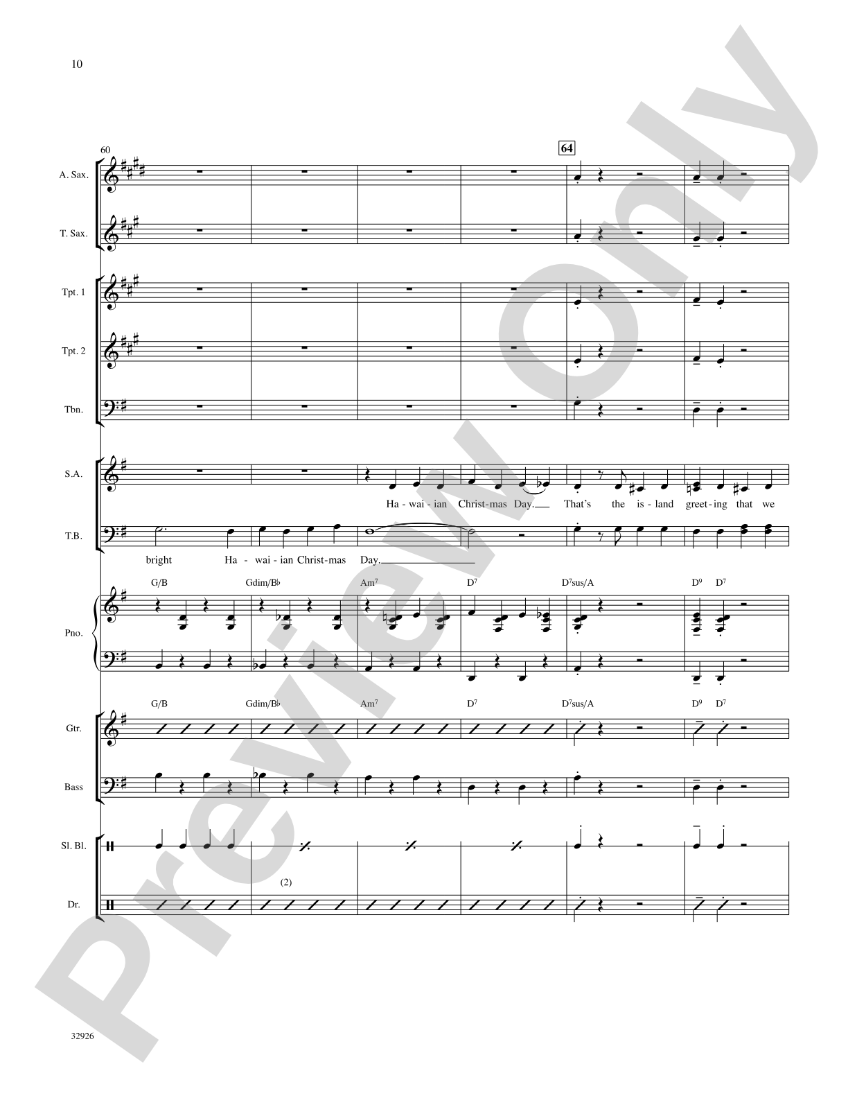 Mele Kalikimaka: Choral SoundPax