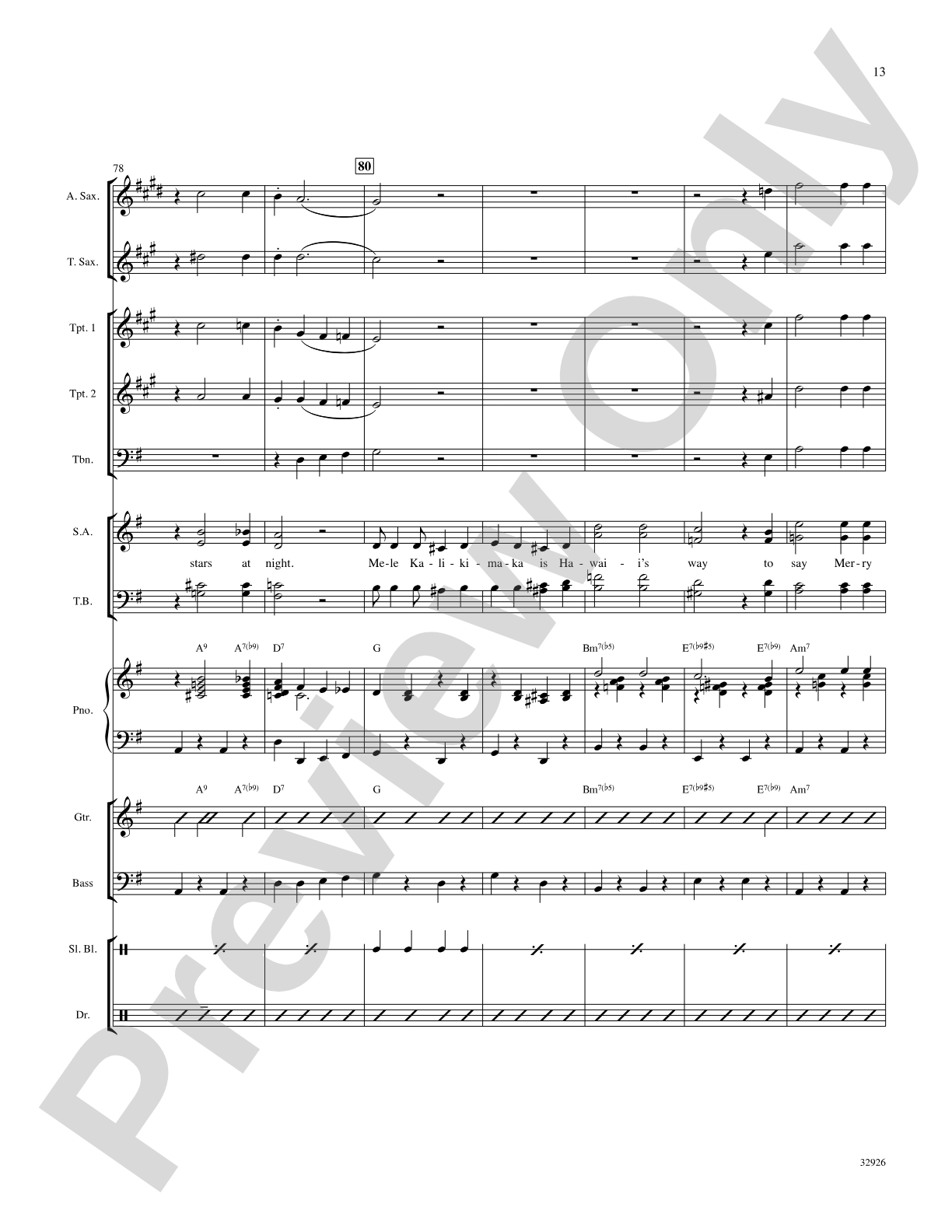 Mele Kalikimaka: Choral SoundPax