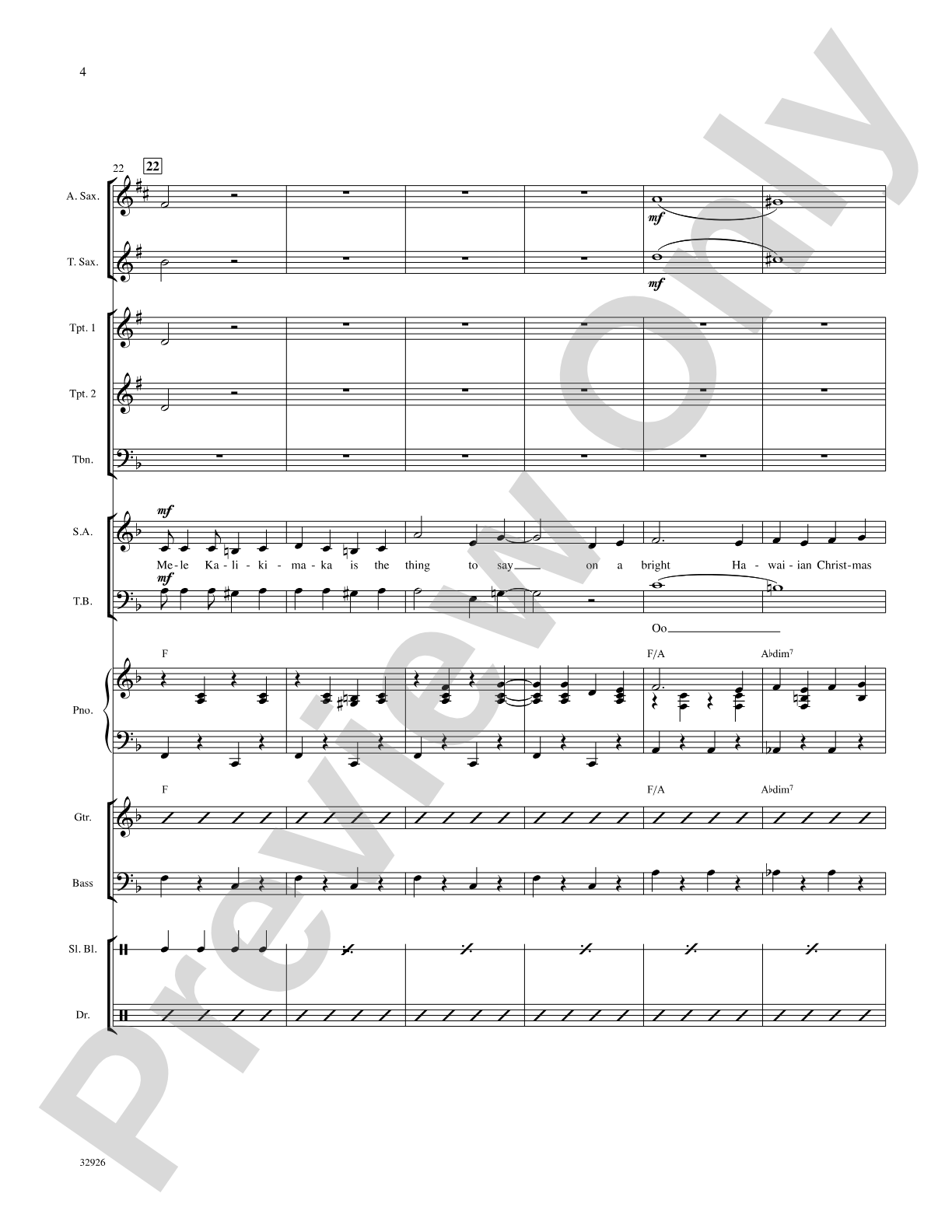 Mele Kalikimaka: Choral SoundPax