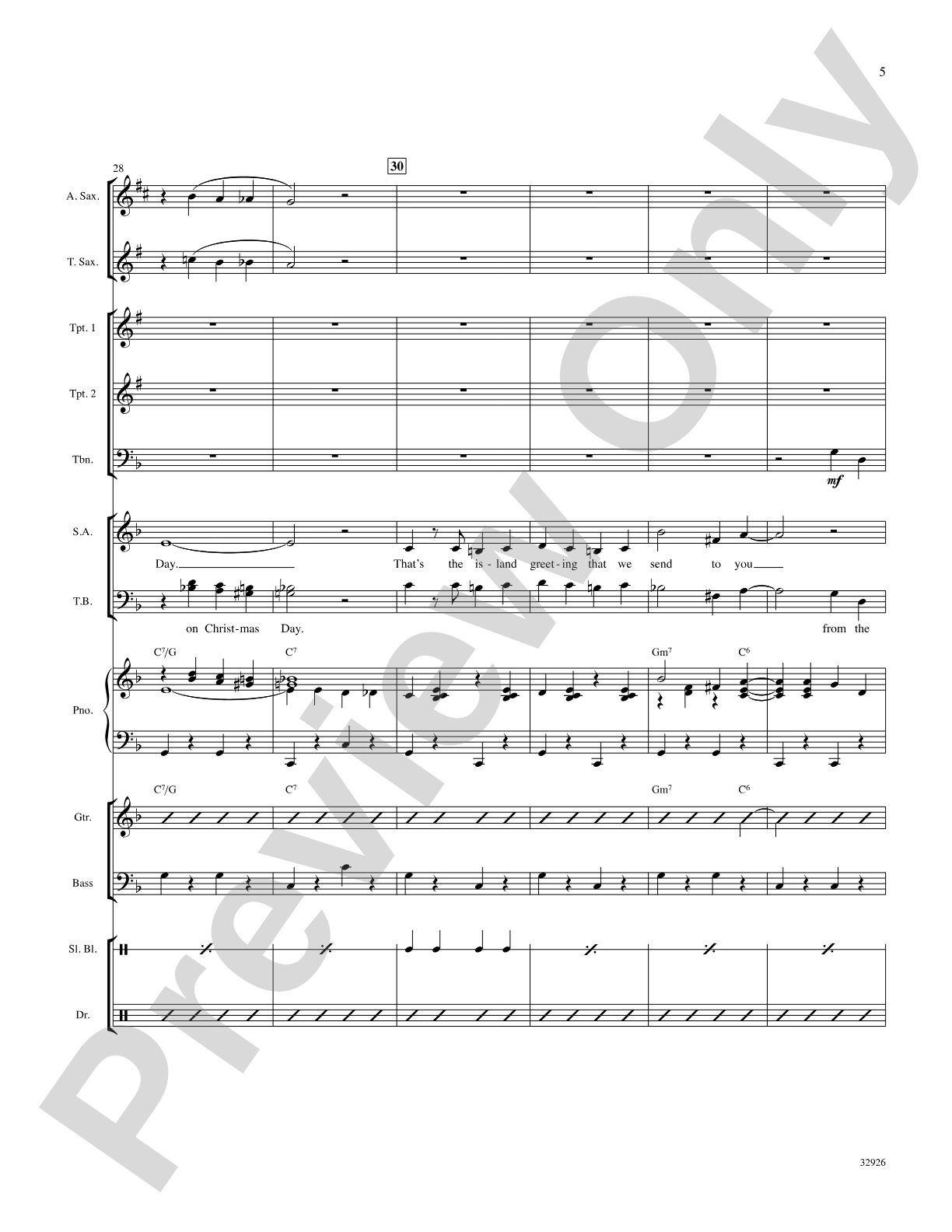 Mele Kalikimaka: Choral SoundPax