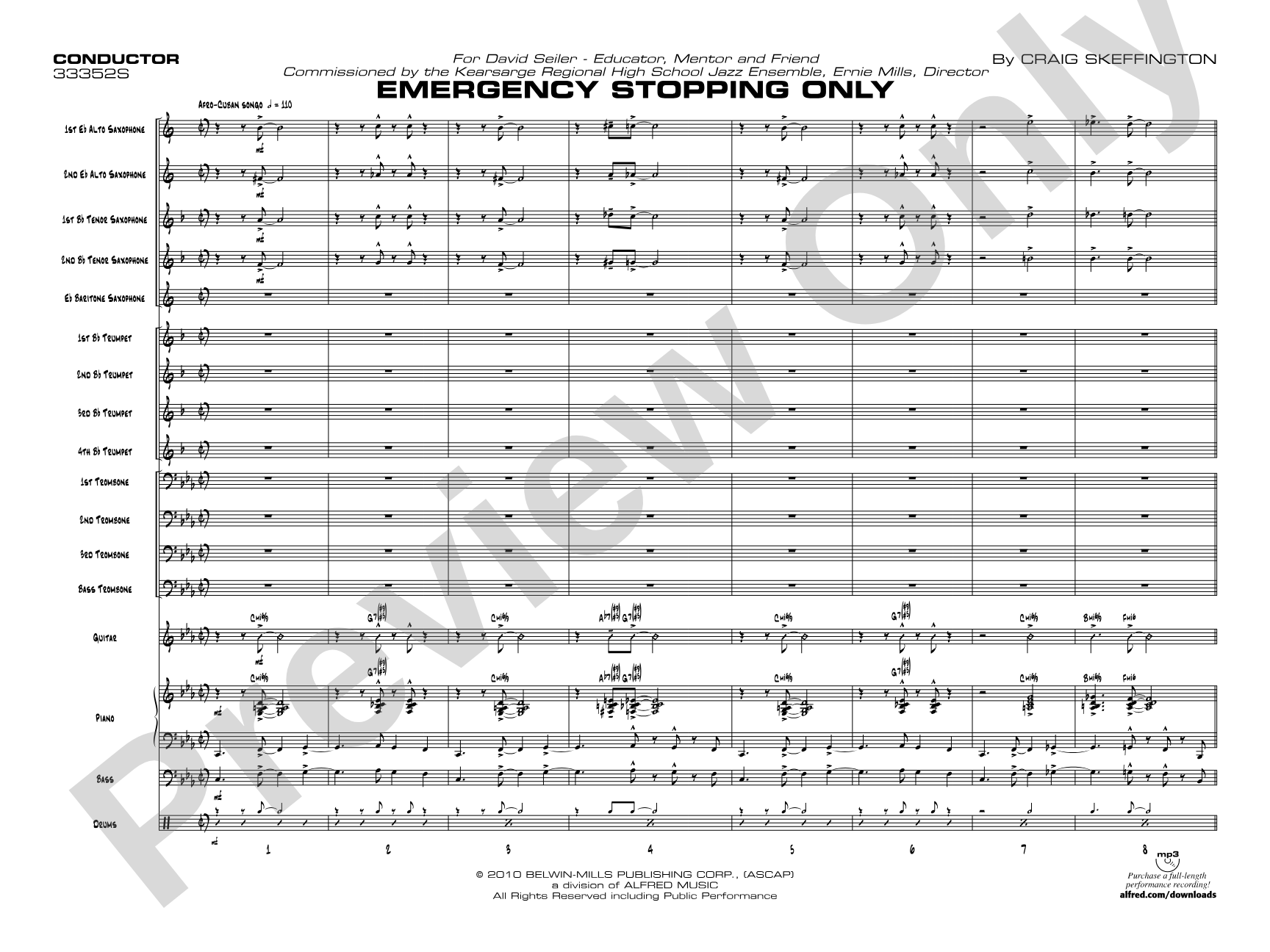 Emergency Stopping Only: Score