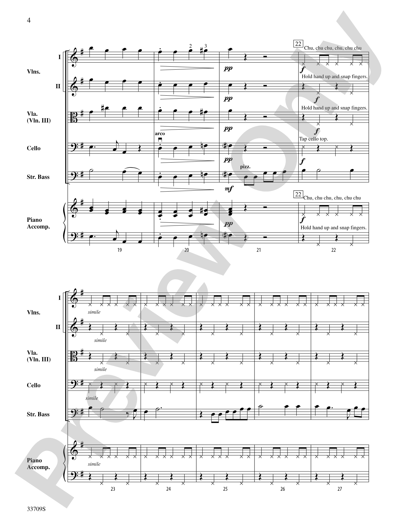 Blue Christmas: String Orchestra Conductor Score & Parts