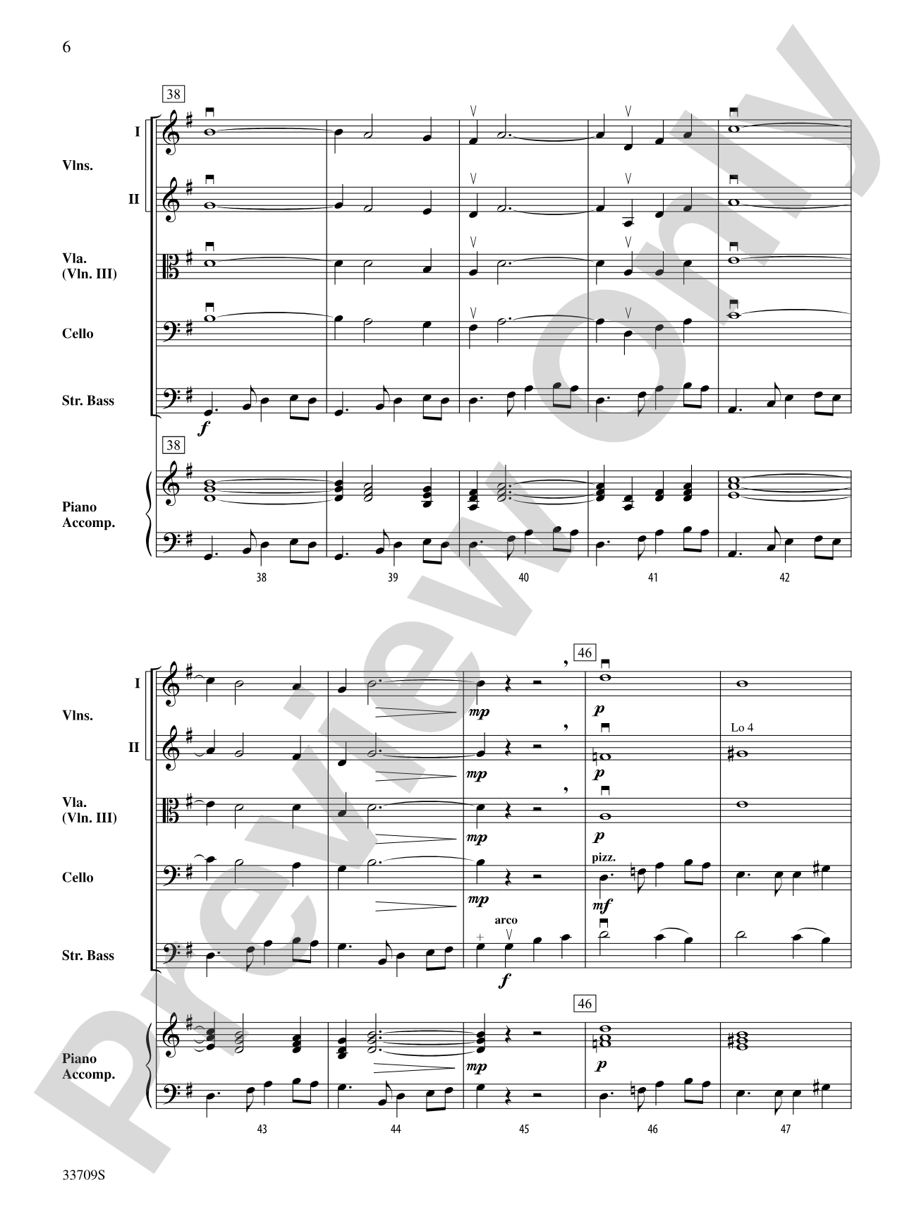 Blue Christmas: String Orchestra Conductor Score & Parts