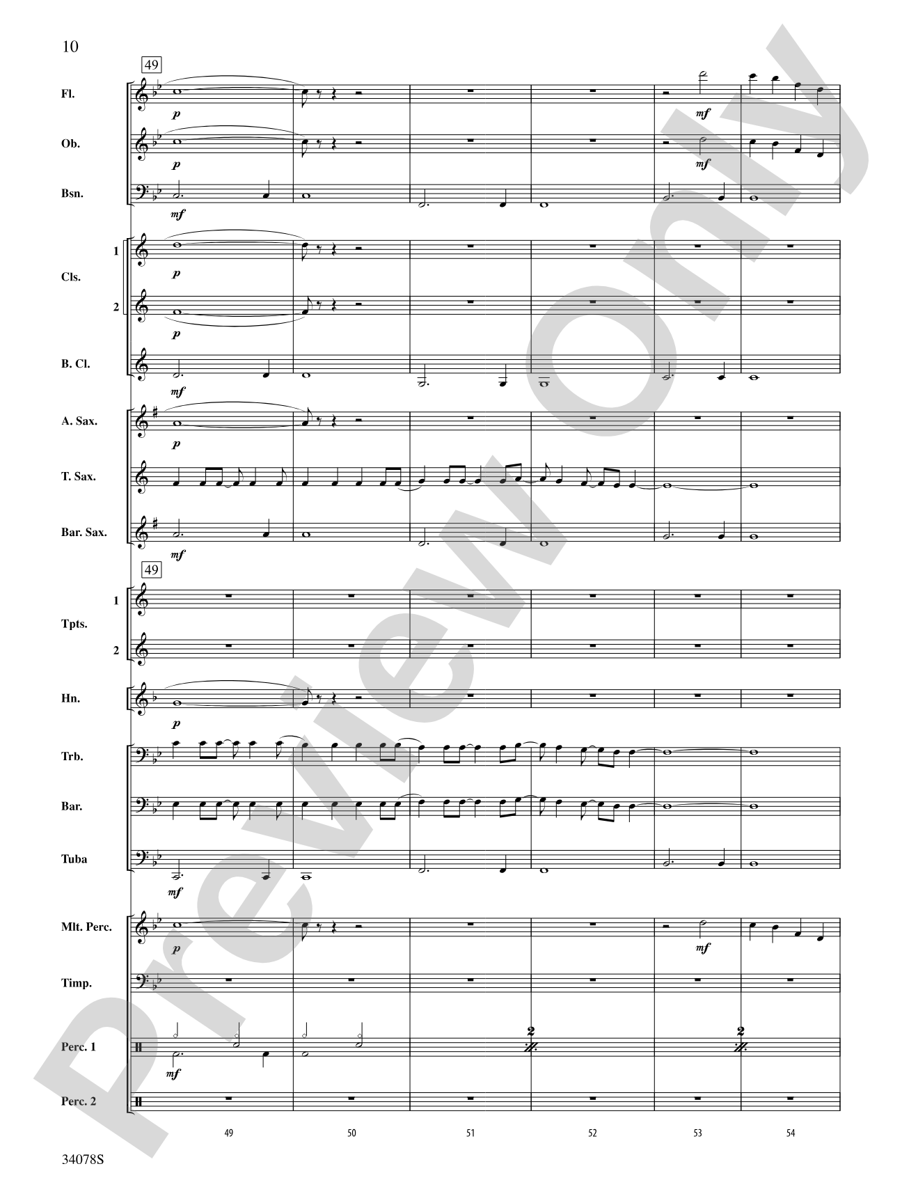 I Told You So: Concert Band Conductor Score & Parts