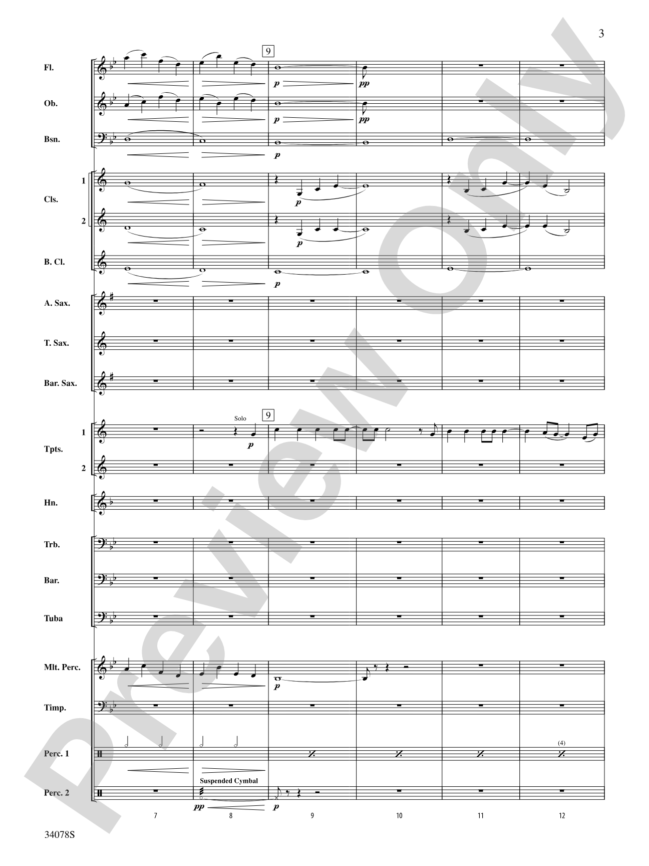 I Told You So: Concert Band Conductor Score & Parts