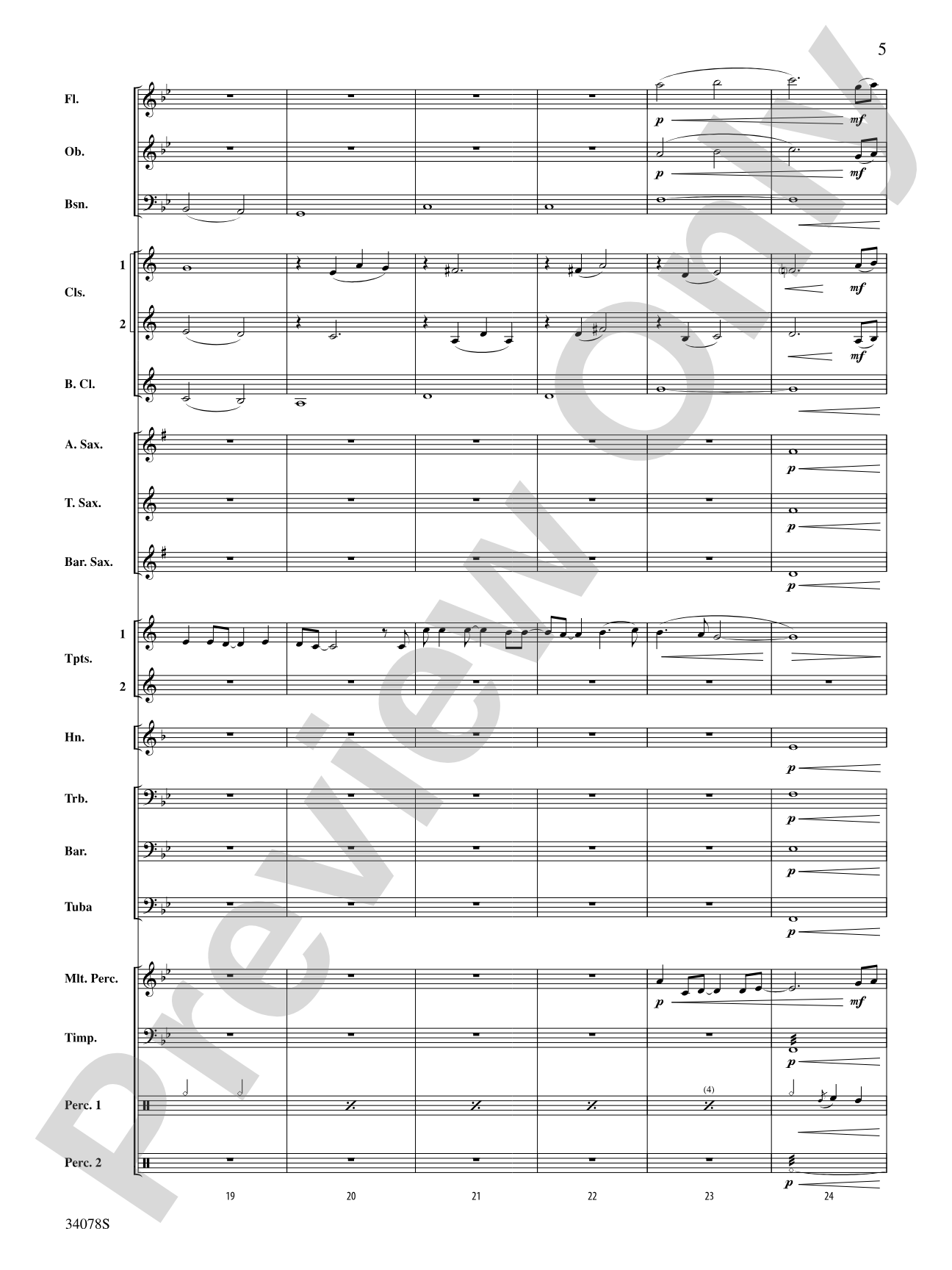I Told You So: Concert Band Conductor Score & Parts