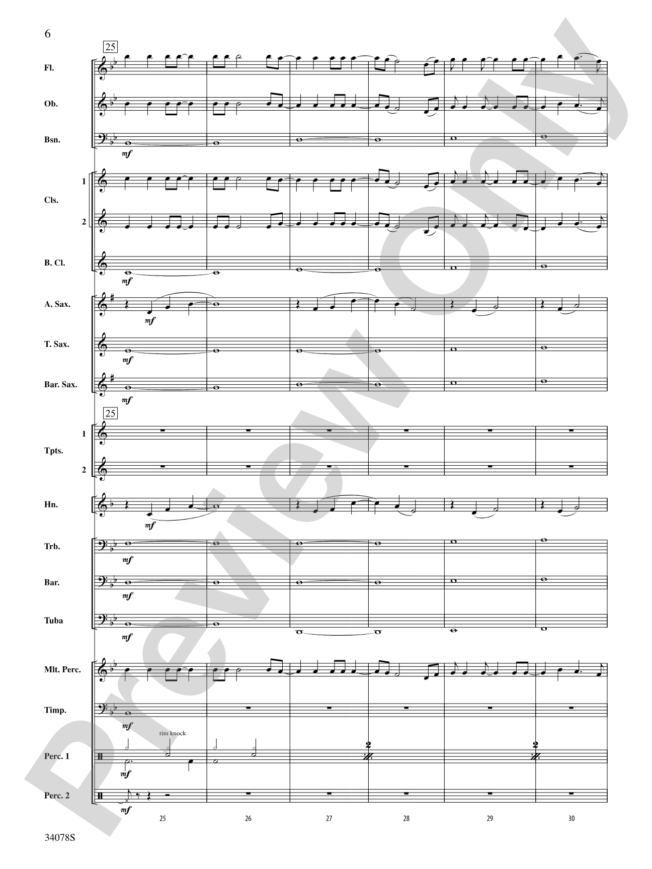 I Told You So: Concert Band Conductor Score & Parts