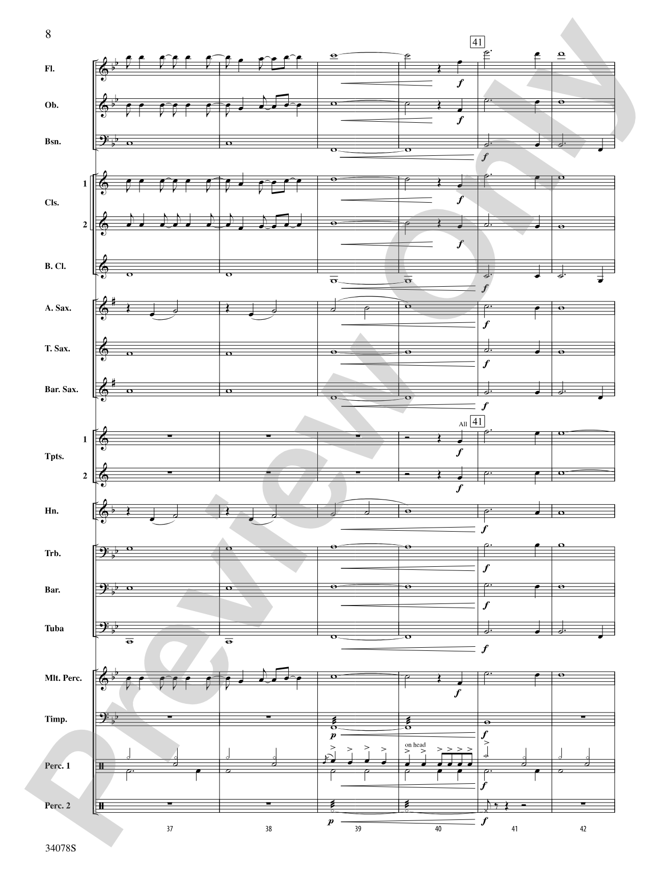 I Told You So: Concert Band Conductor Score & Parts