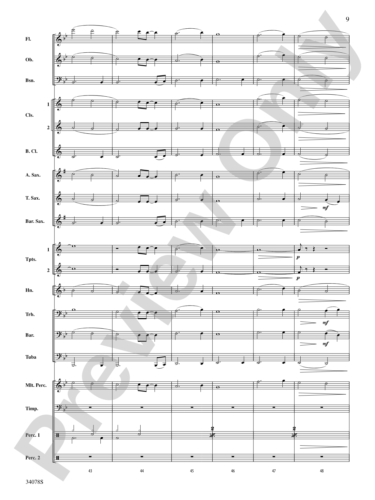 I Told You So: Concert Band Conductor Score & Parts