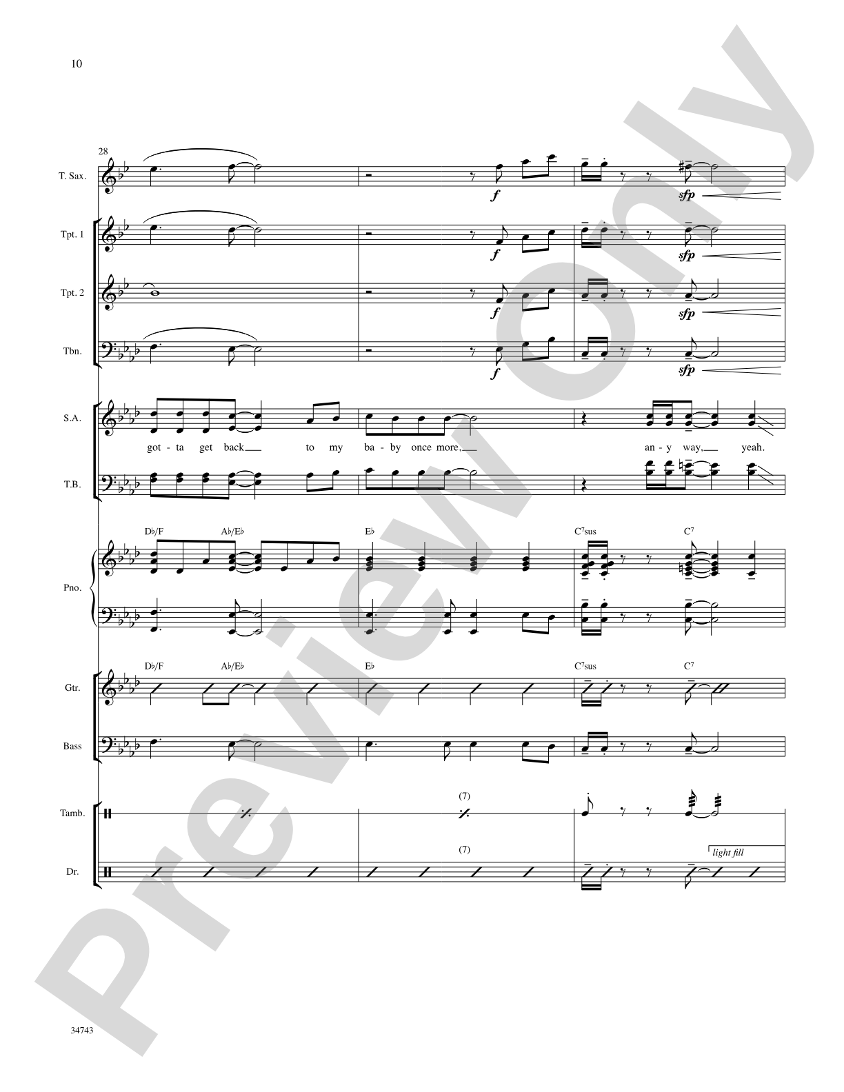 The Letter: Choral SoundPax