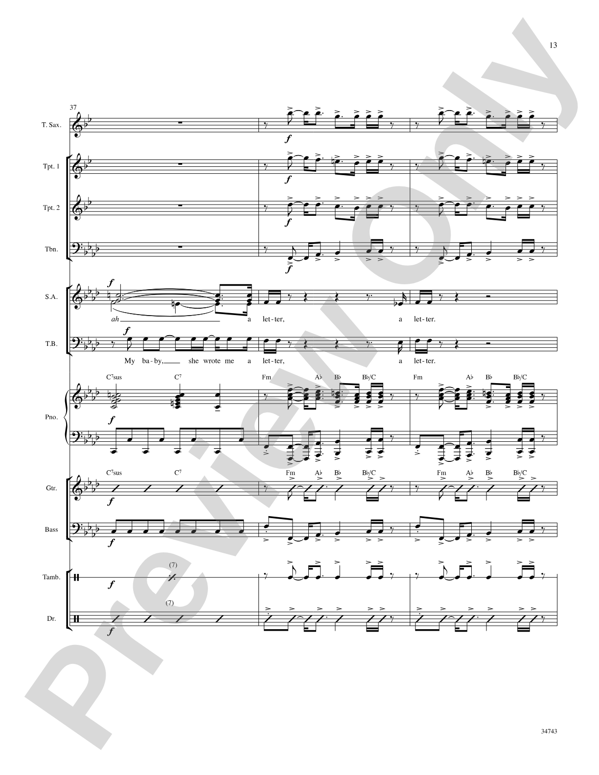 The Letter: Choral SoundPax