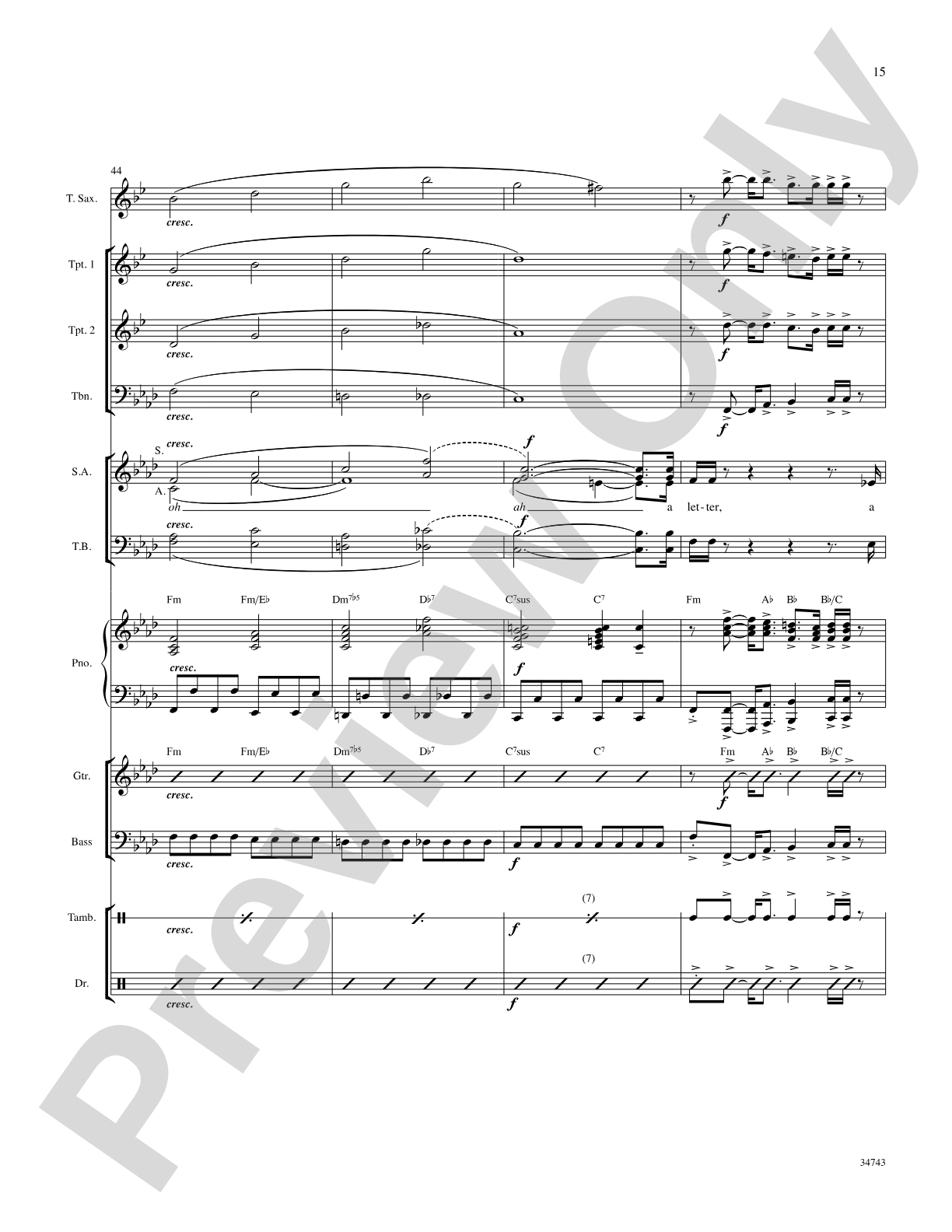 The Letter: Choral SoundPax
