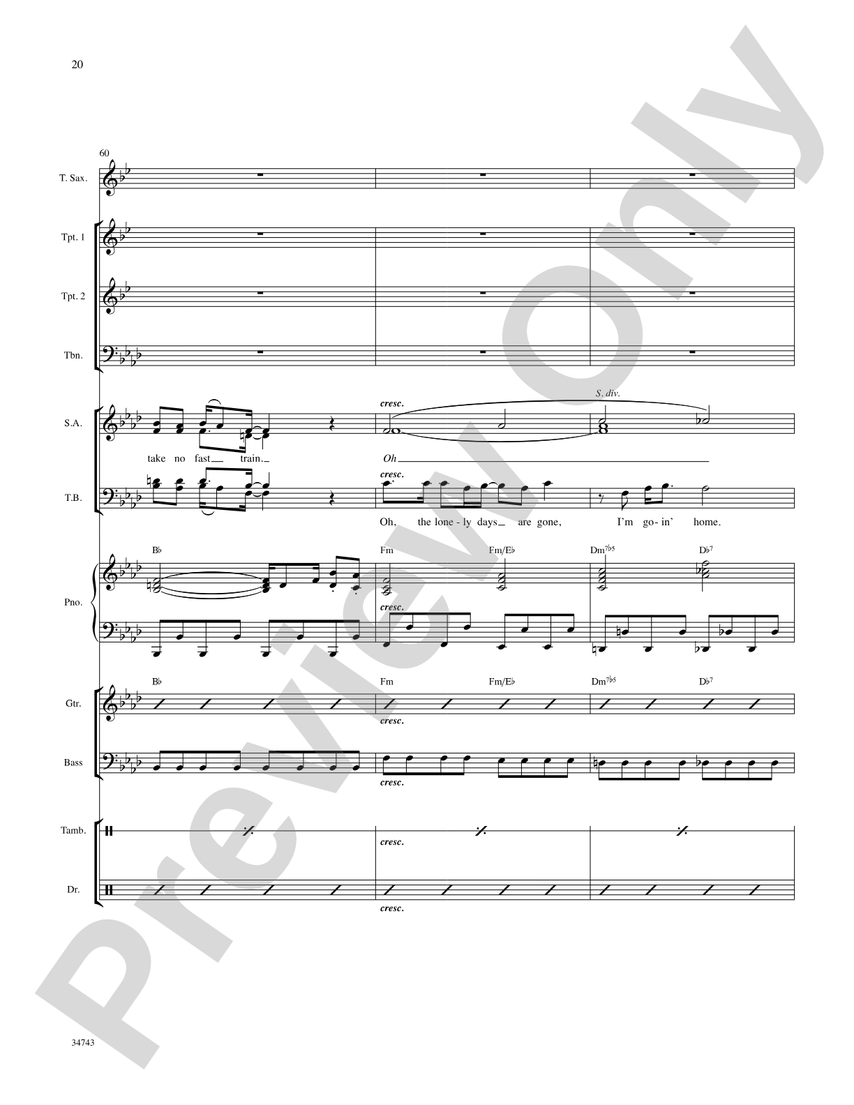 The Letter: Choral SoundPax