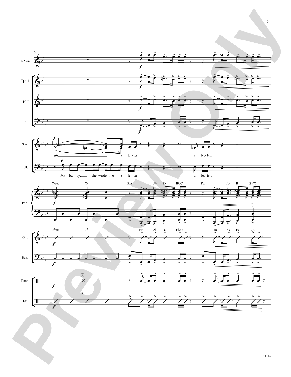The Letter: Choral SoundPax