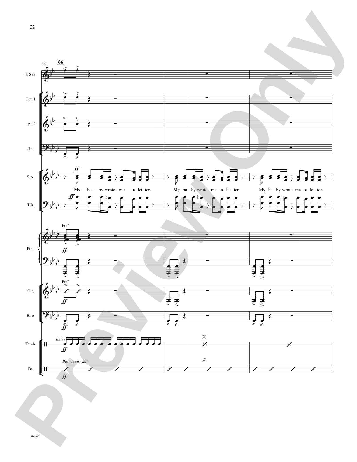 The Letter: Choral SoundPax