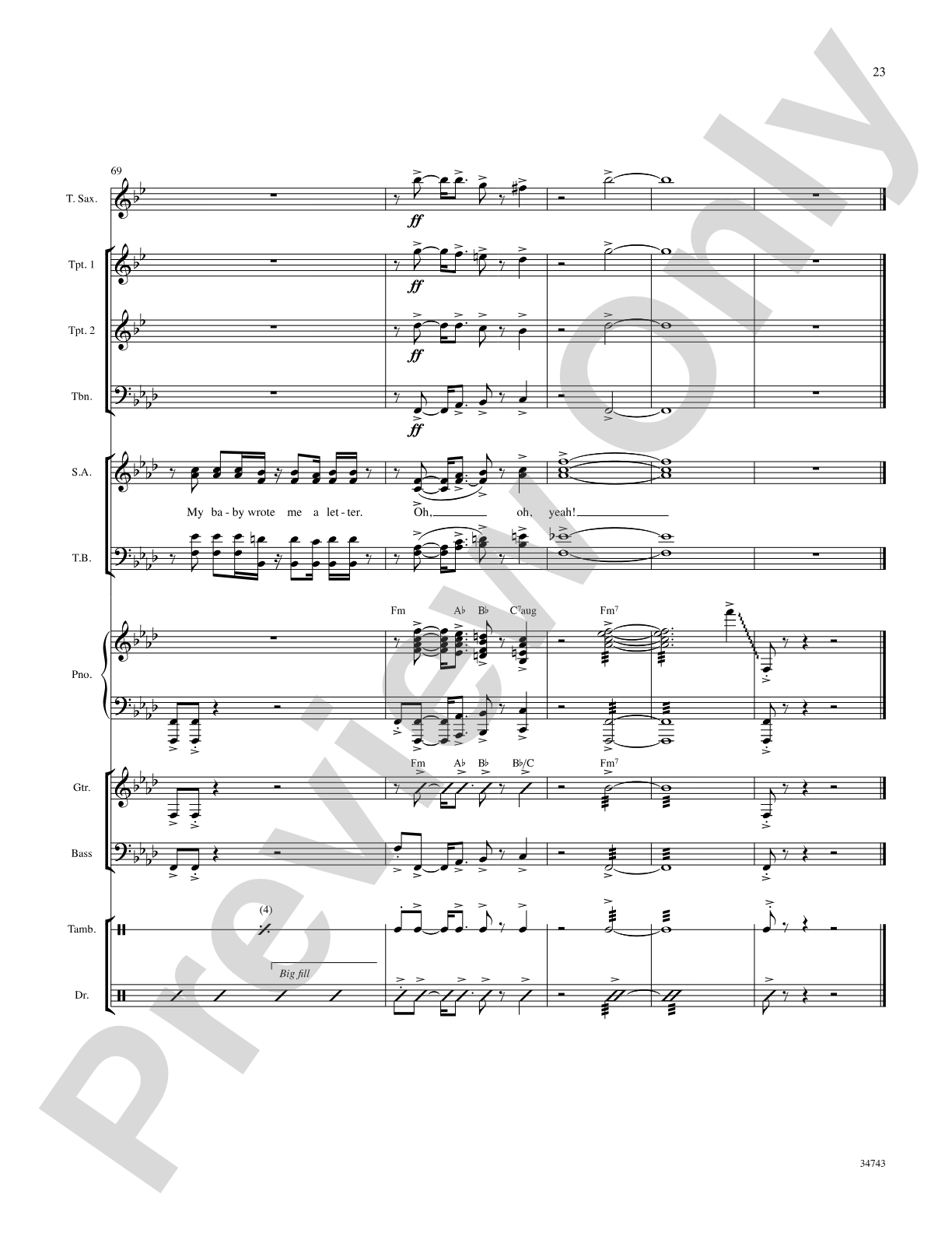 The Letter: Choral SoundPax
