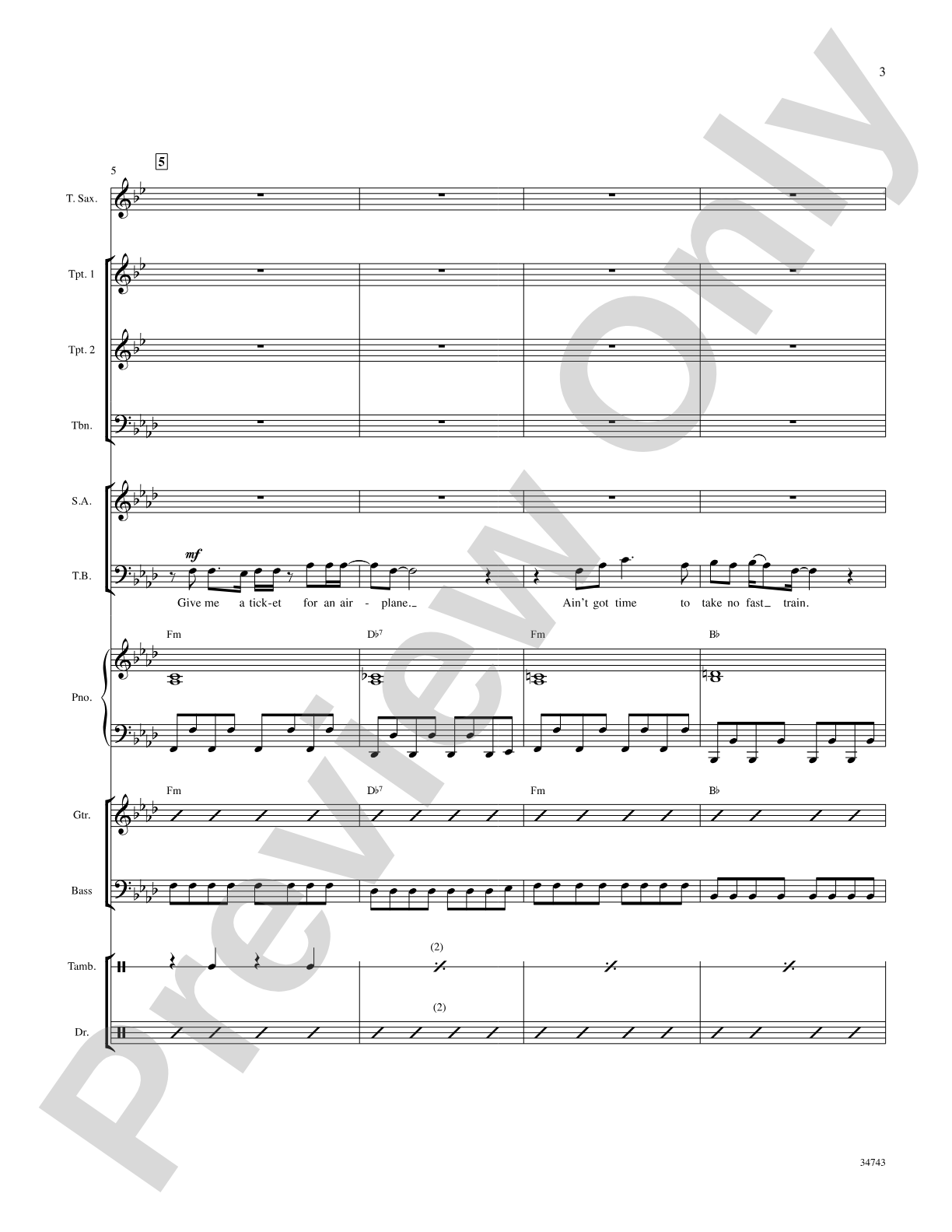 The Letter: Choral SoundPax