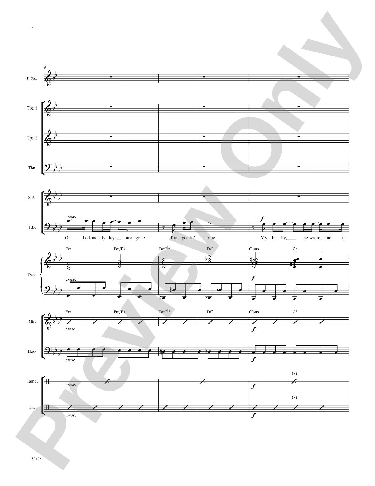 The Letter: Choral SoundPax