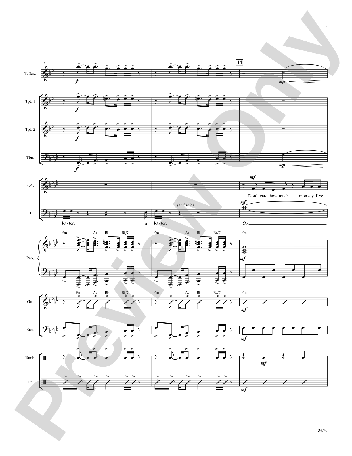 The Letter: Choral SoundPax