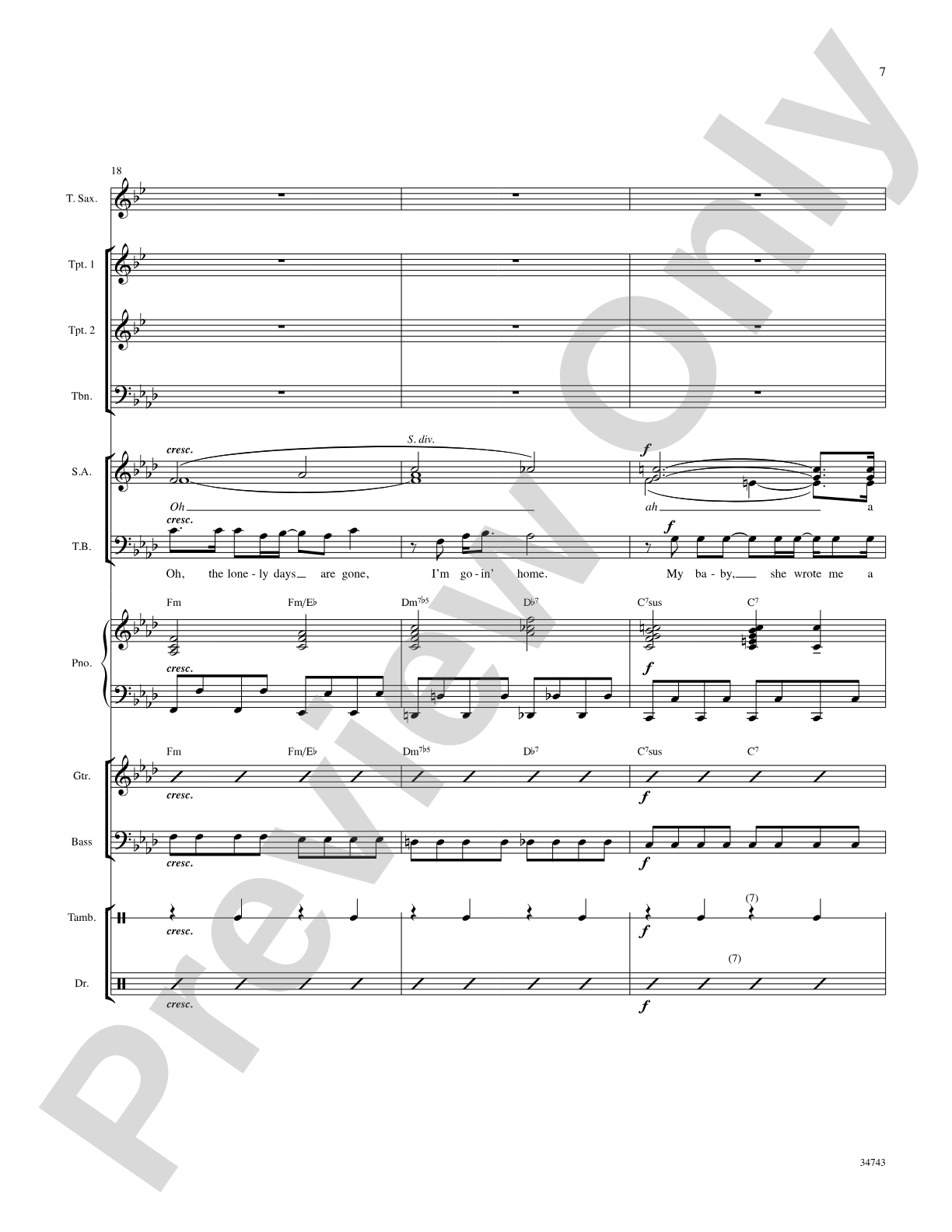The Letter: Choral SoundPax