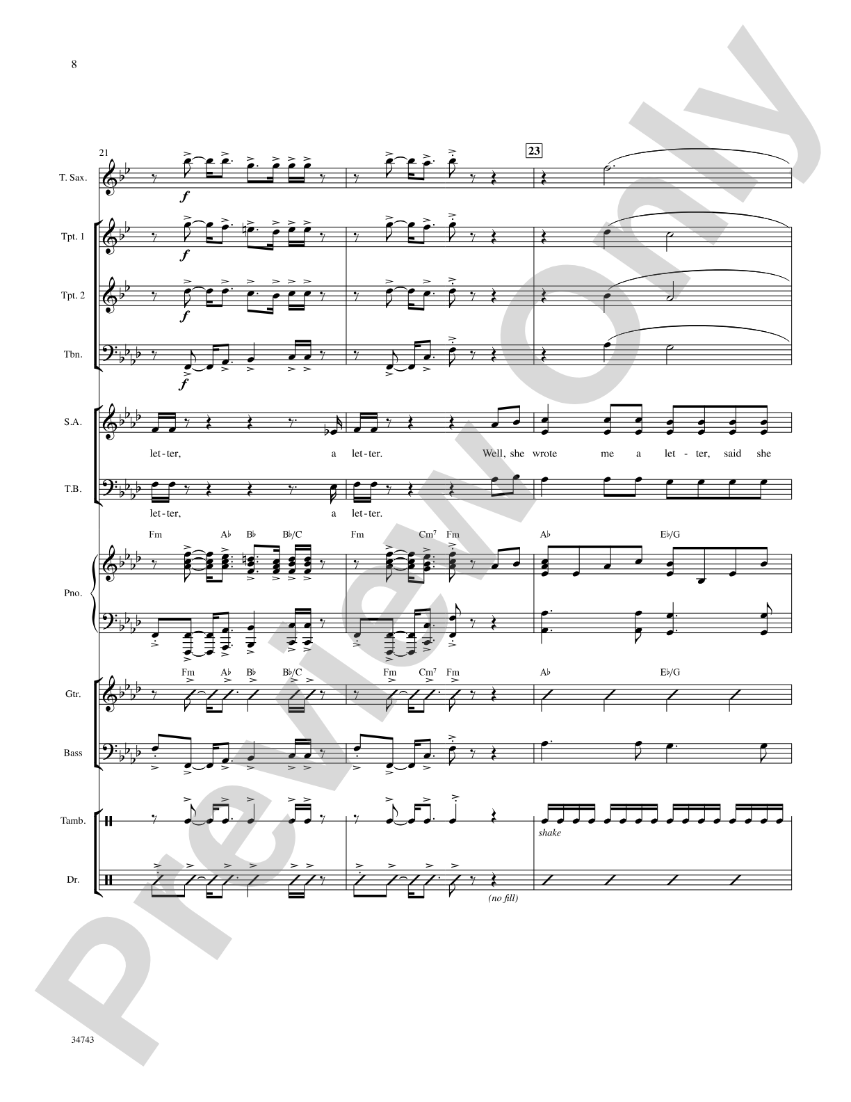The Letter: Choral SoundPax