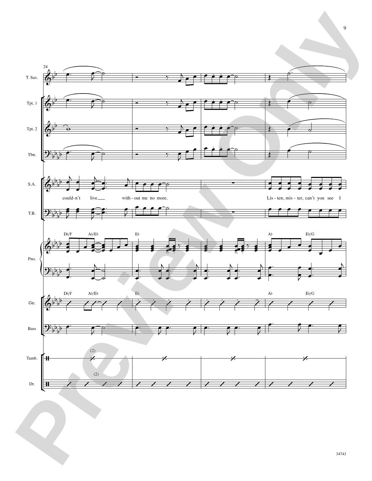 The Letter: Choral SoundPax