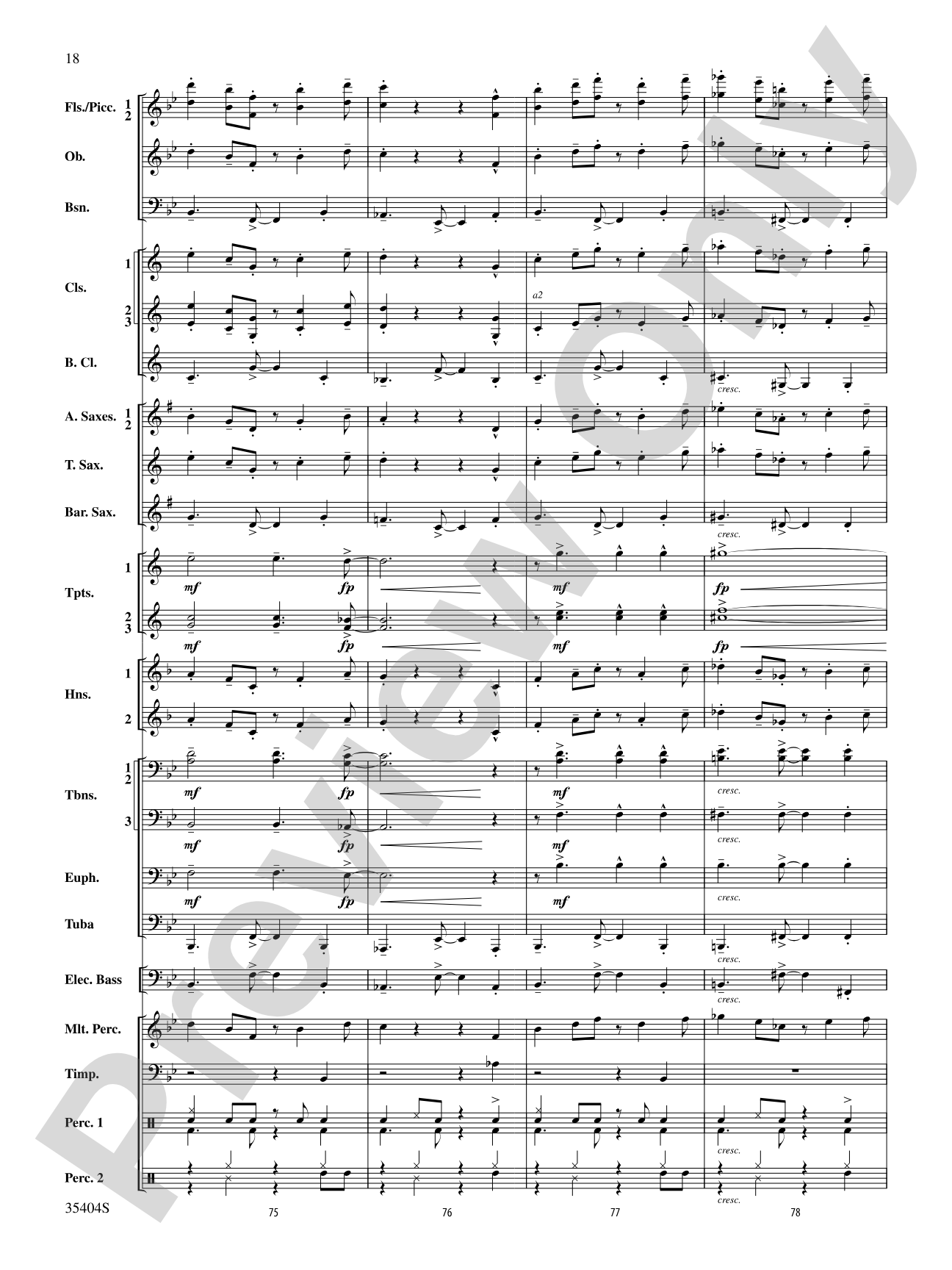 Maynard Madness: Concert Band Conductor Score & Parts