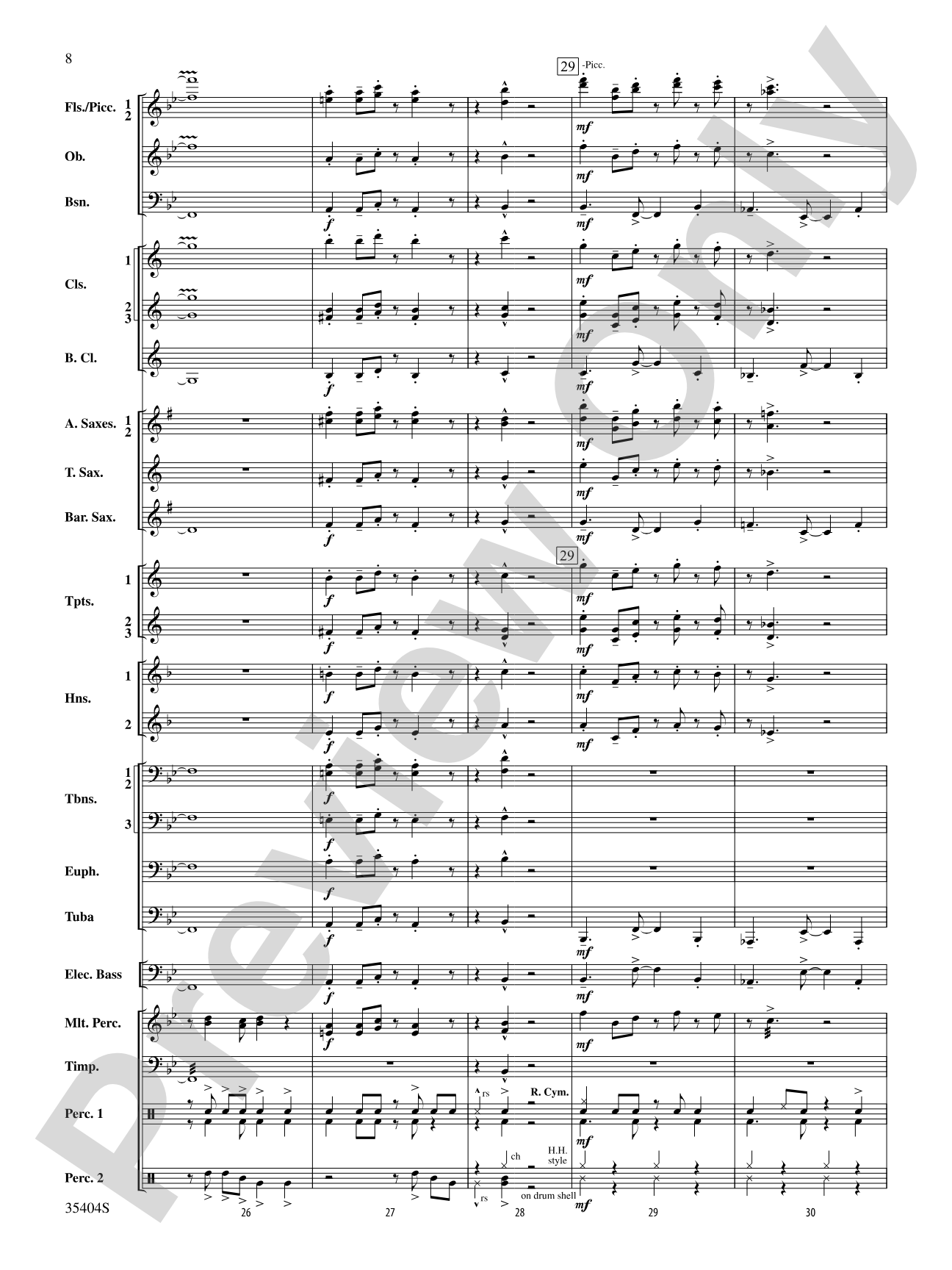 Maynard Madness: Concert Band Conductor Score & Parts