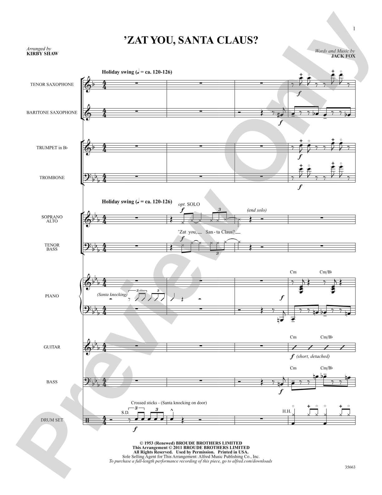 'Zat You, Santa Claus?: Choral SoundPax