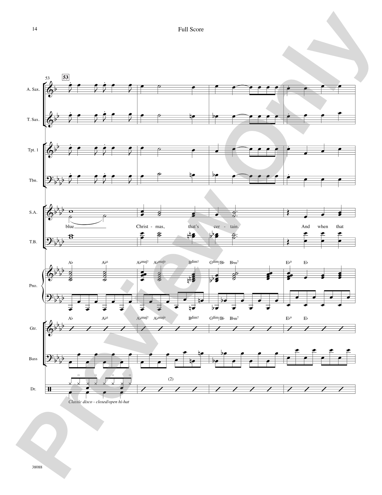 Blue Christmas: Choral SoundPax