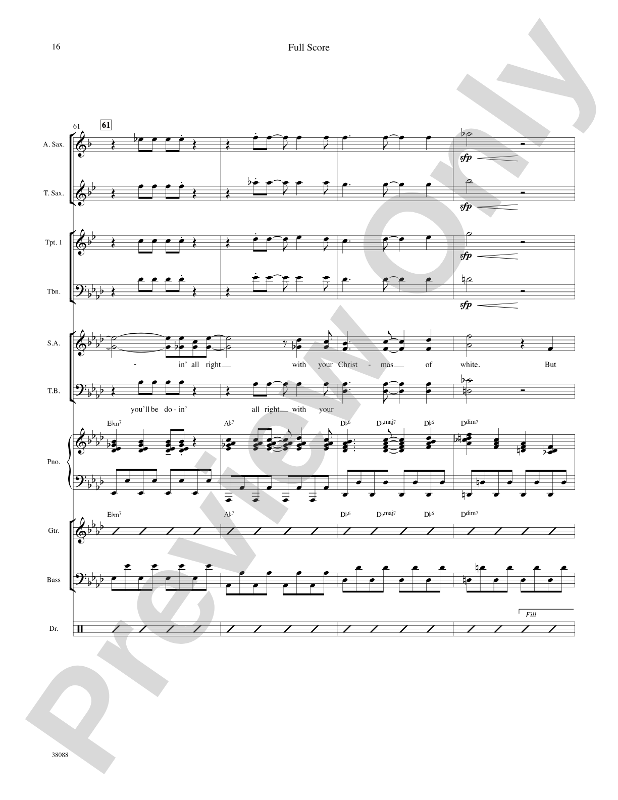 Blue Christmas: Choral SoundPax