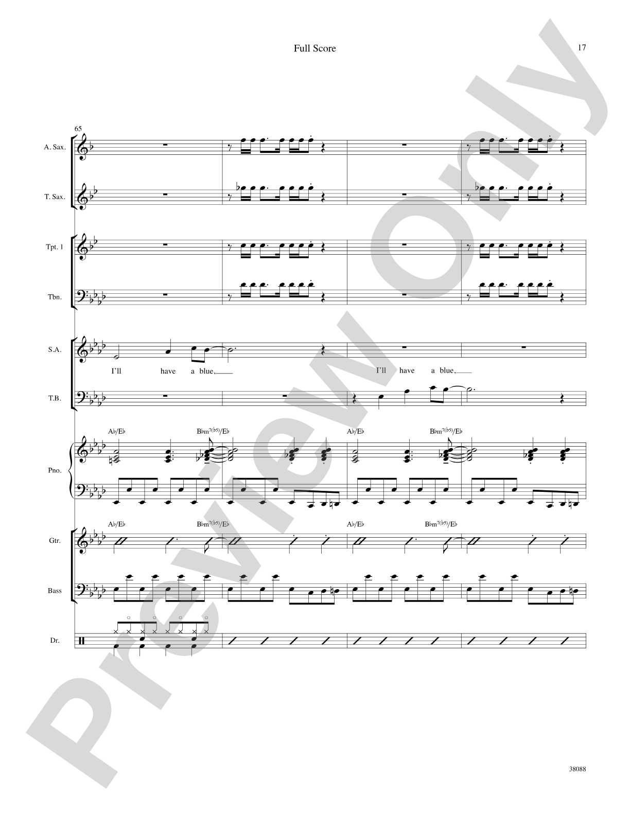 Blue Christmas: Choral SoundPax