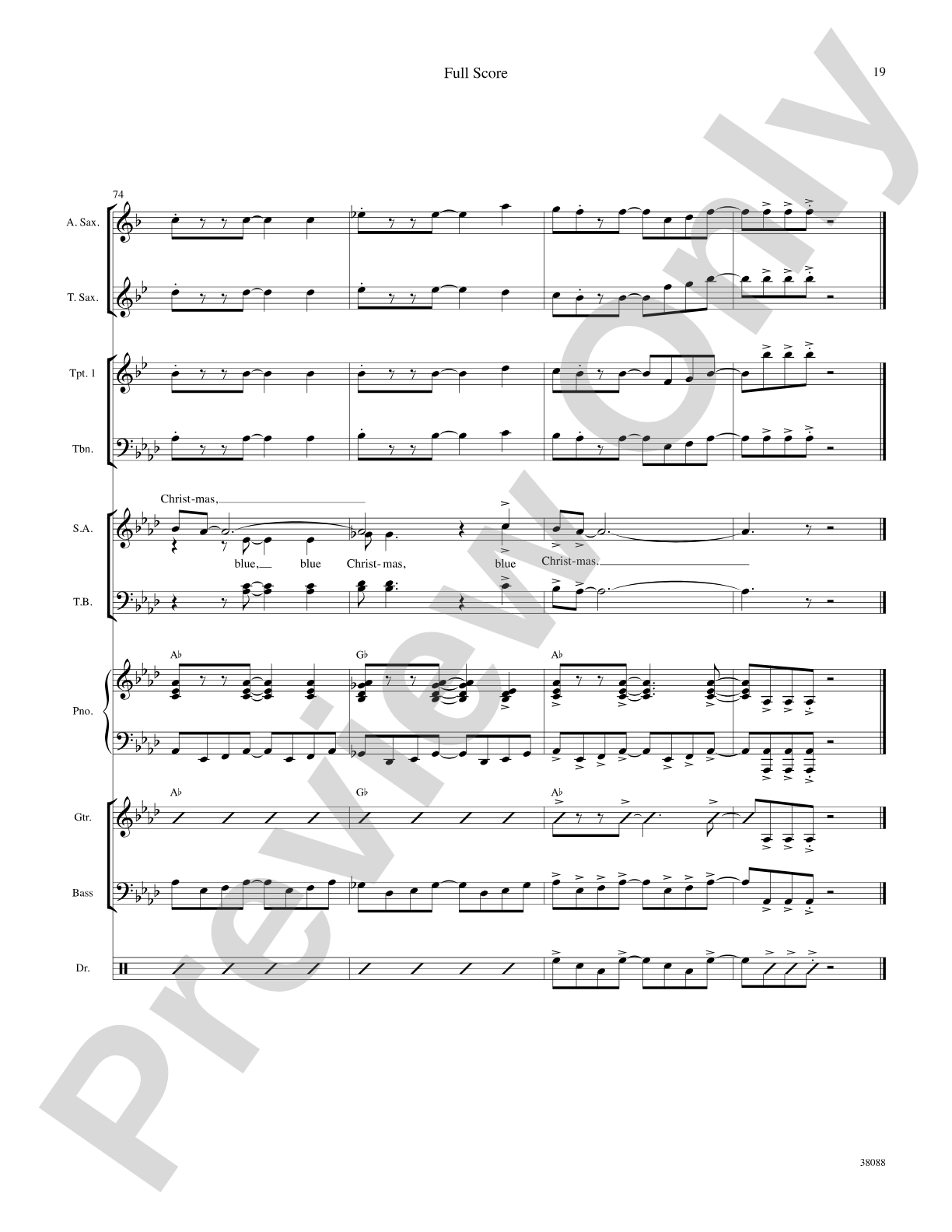 Blue Christmas: Choral SoundPax