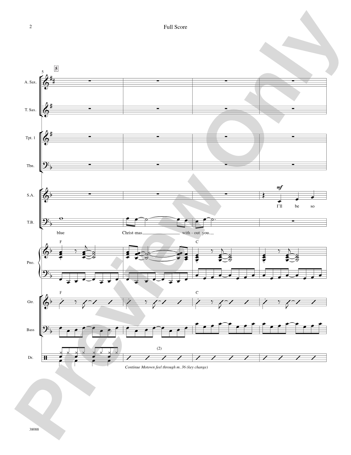 Blue Christmas: Choral SoundPax