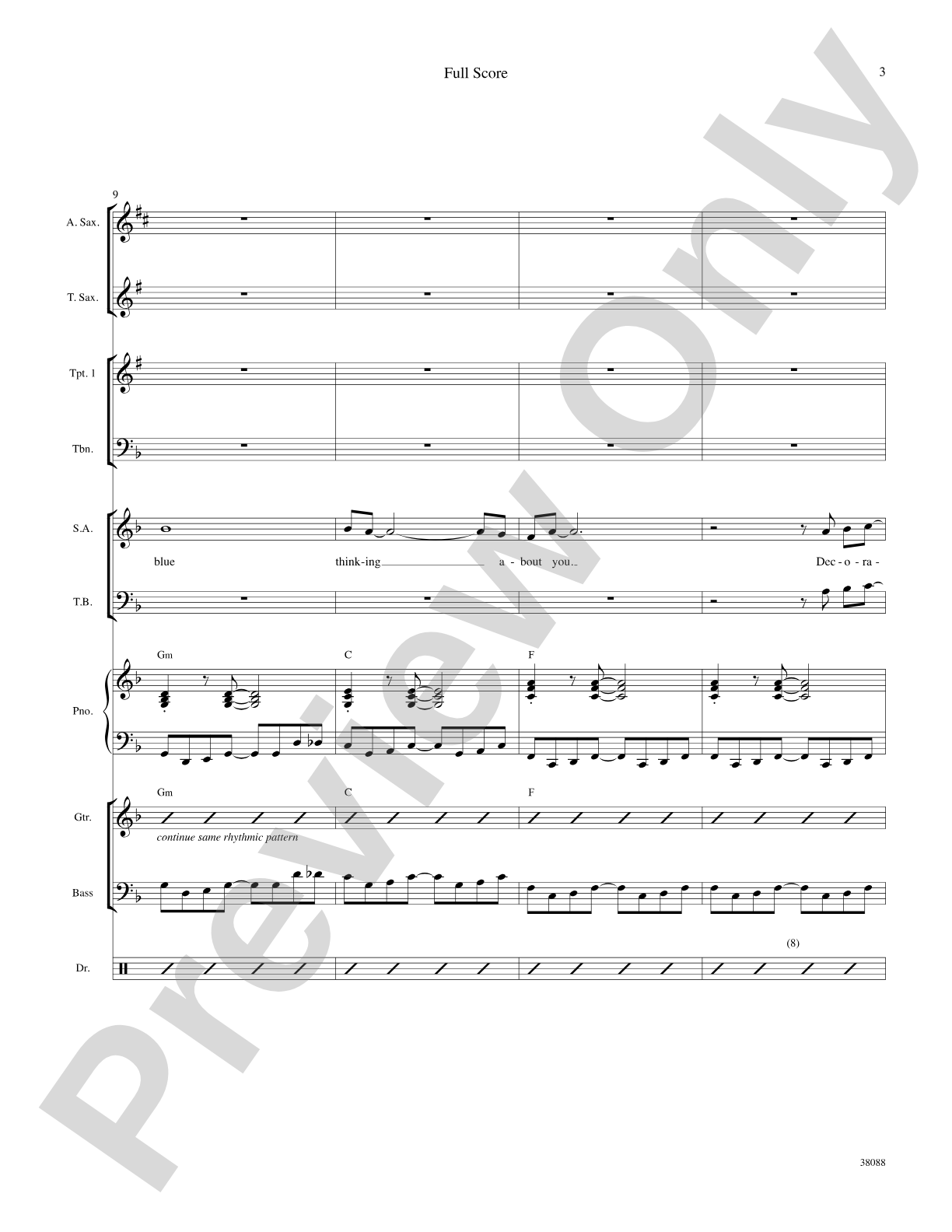 Blue Christmas: Choral SoundPax