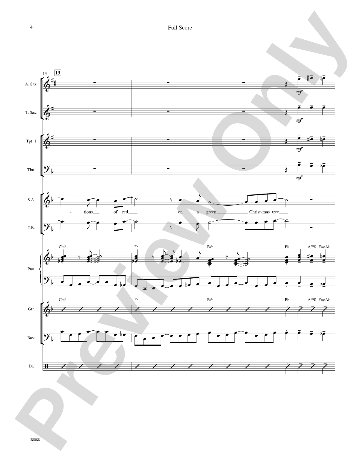 Blue Christmas: Choral SoundPax