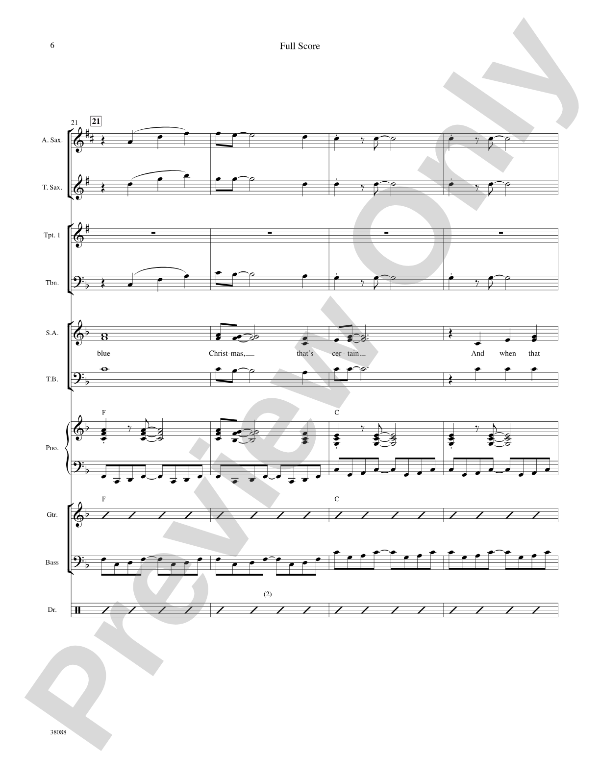 Blue Christmas: Choral SoundPax