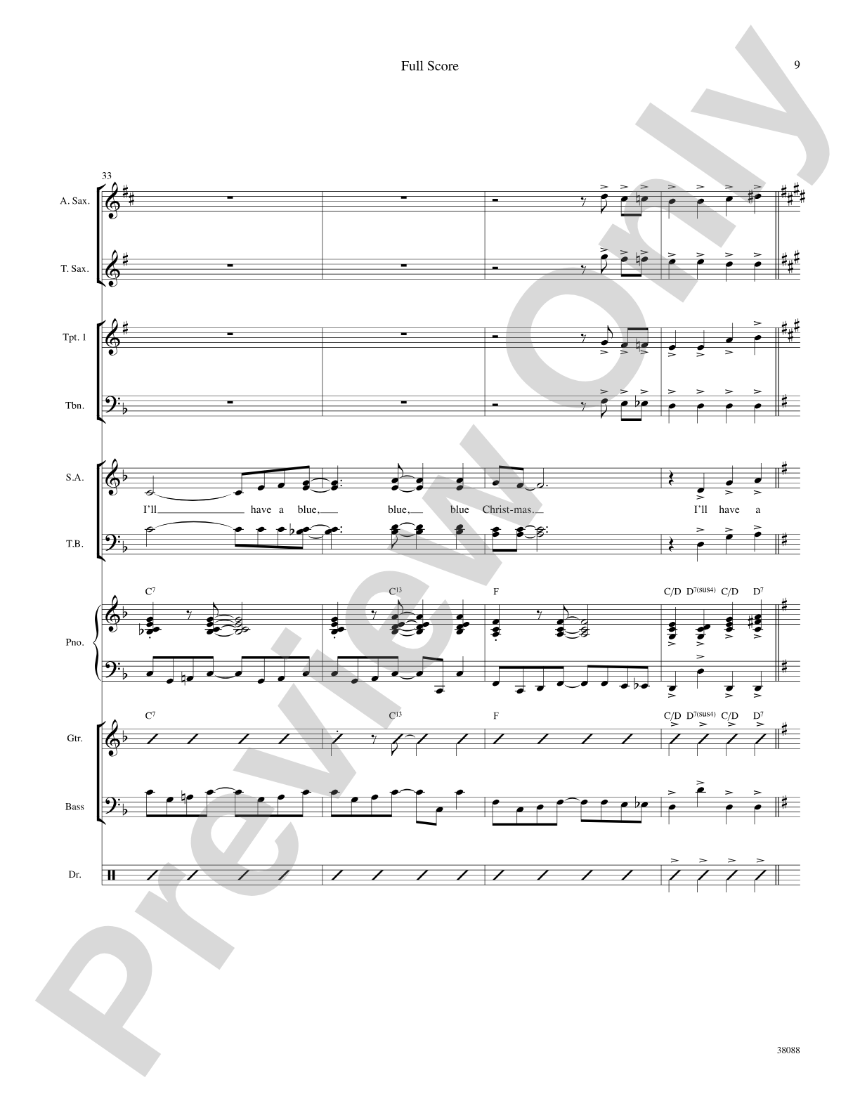 Blue Christmas: Choral SoundPax