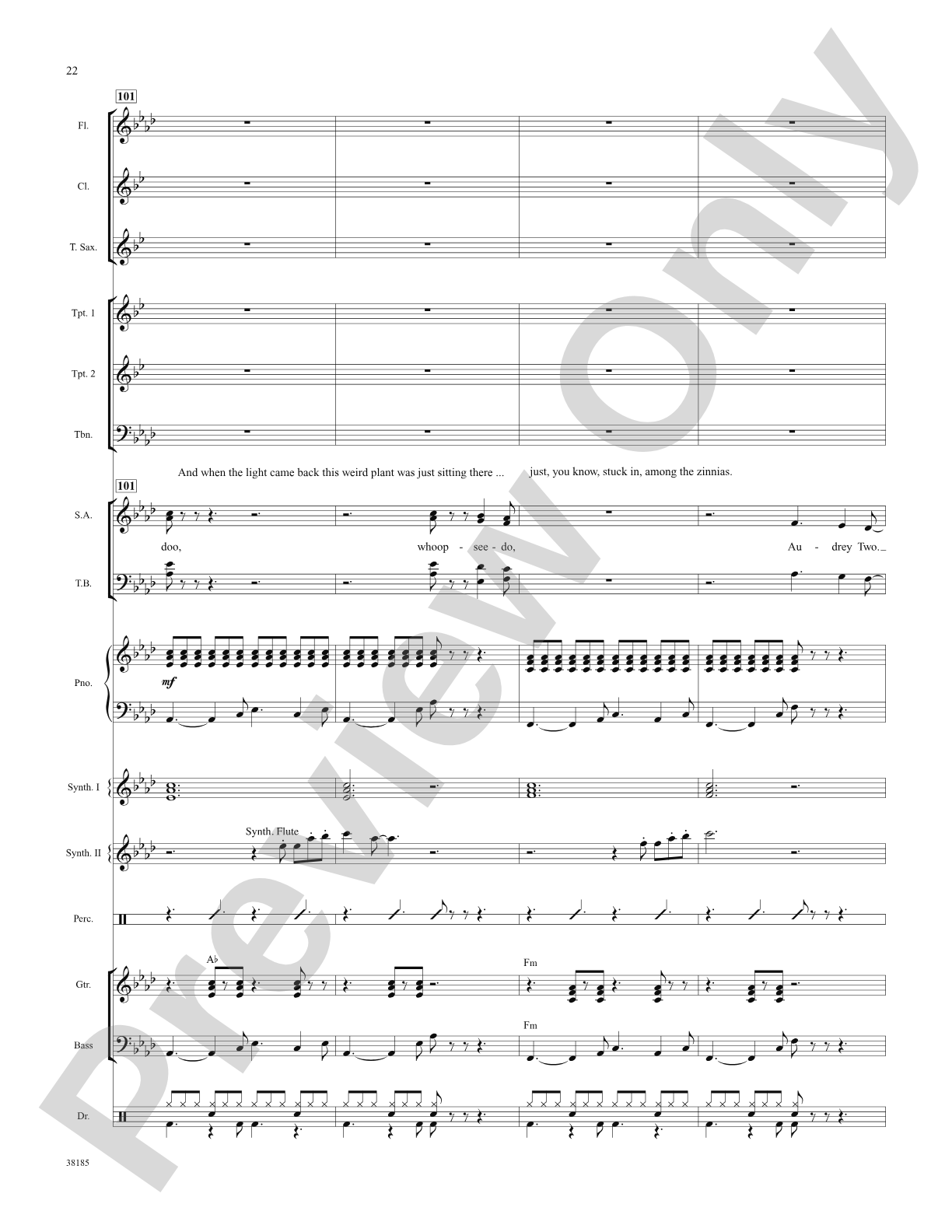 Little Shop of Horrors: A Choral Medley: Choral SoundPax