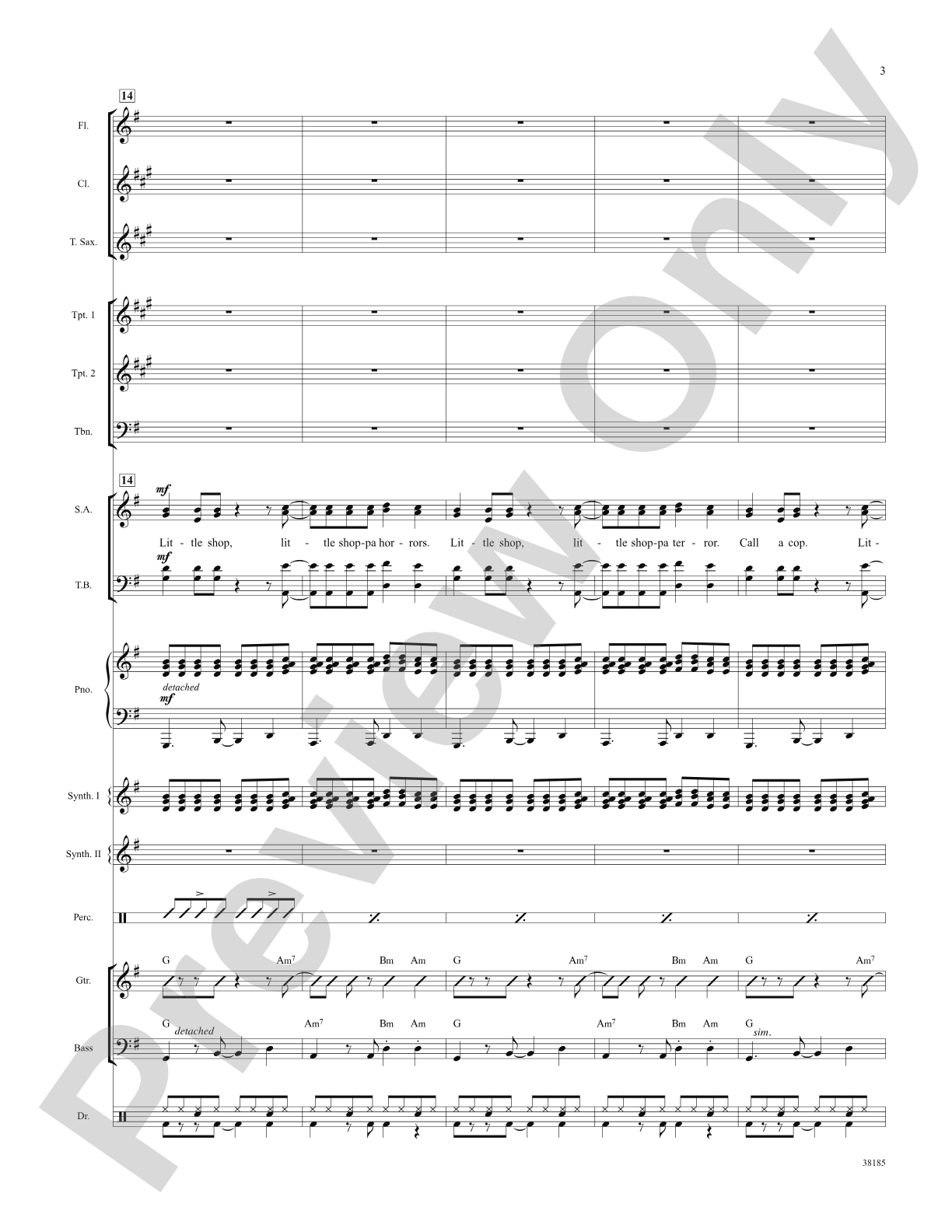 Little Shop of Horrors: A Choral Medley: Choral SoundPax