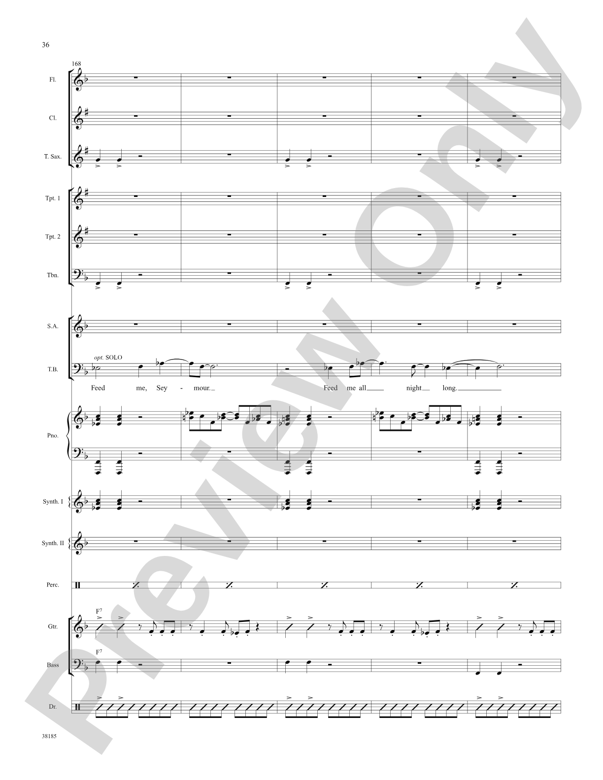 Little Shop of Horrors: A Choral Medley: Choral SoundPax