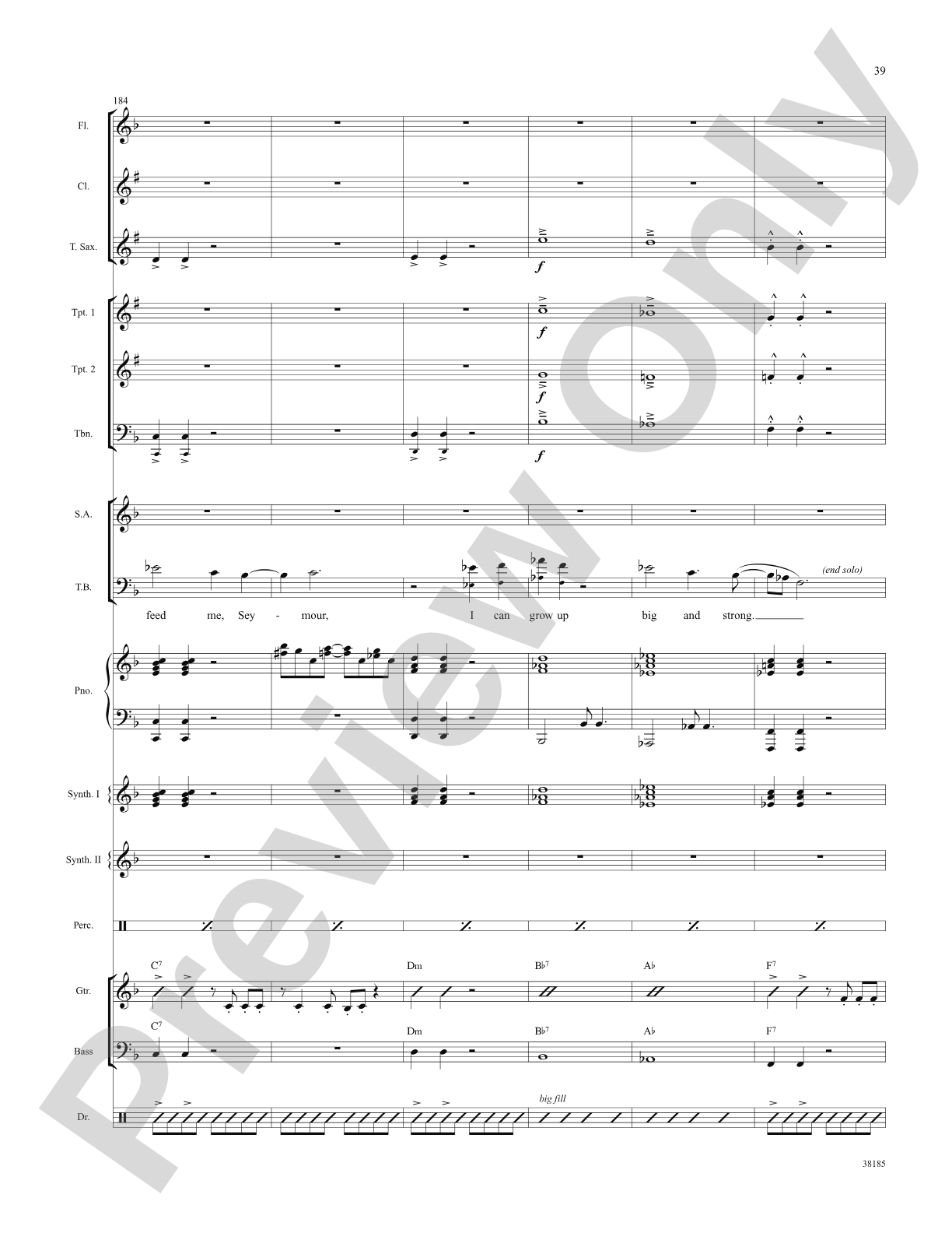 Little Shop of Horrors: A Choral Medley: Choral SoundPax
