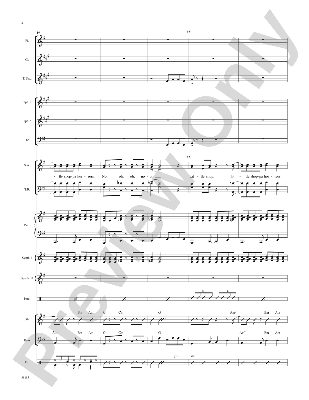 Little Shop of Horrors: A Choral Medley: Choral SoundPax