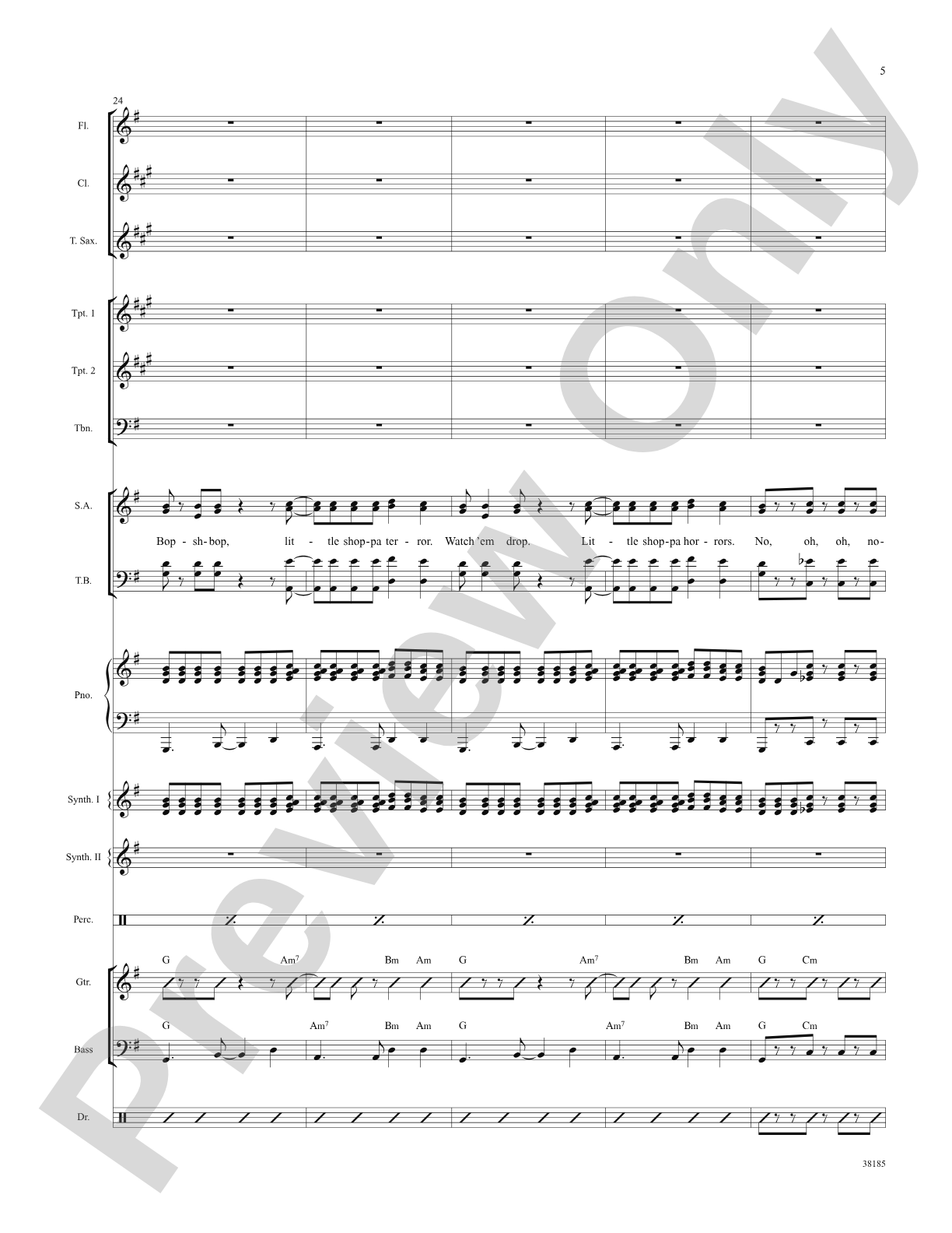 Little Shop of Horrors: A Choral Medley: Choral SoundPax