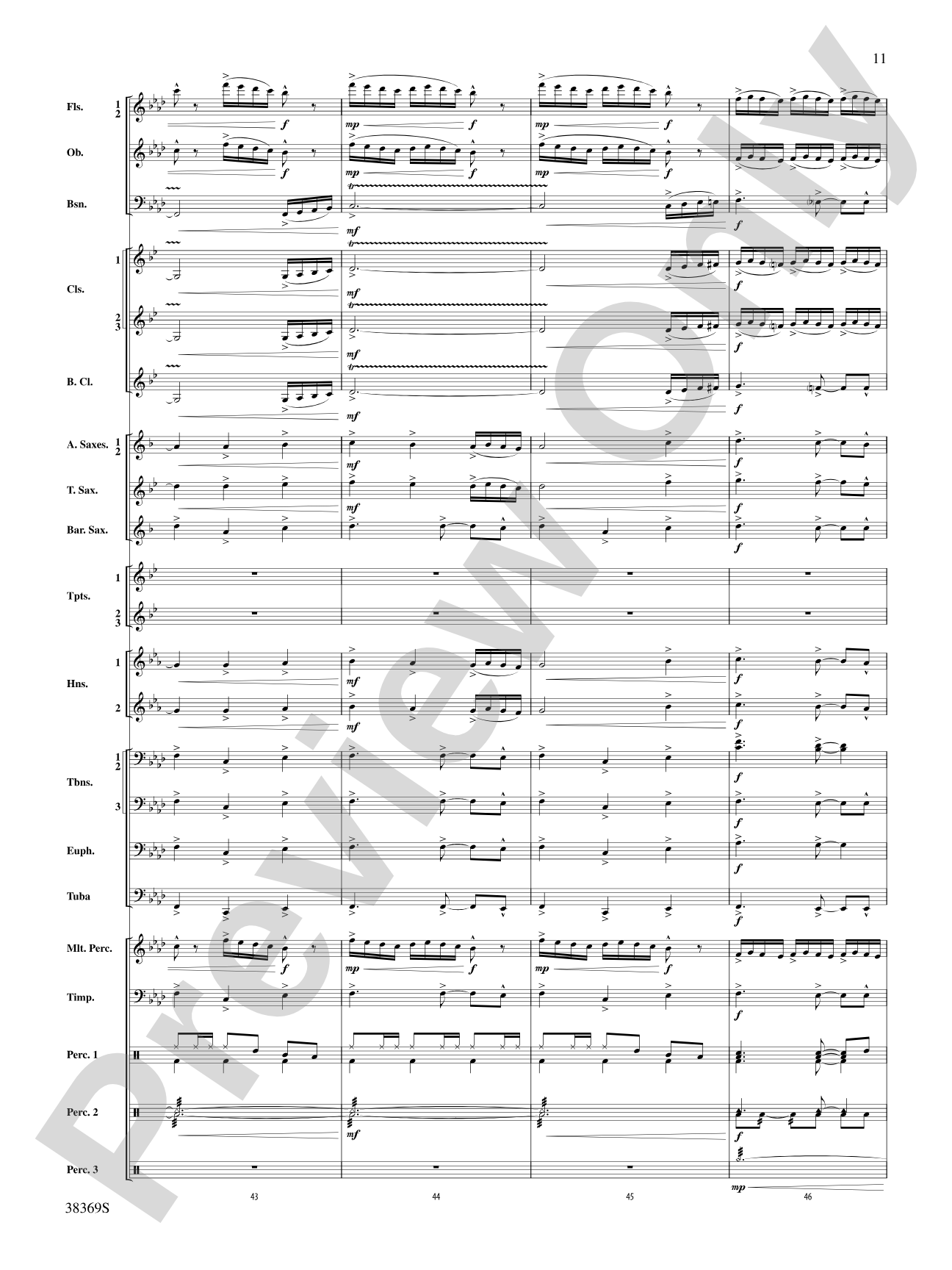 Man of La Mancha: Concert Band Conductor Score & Parts