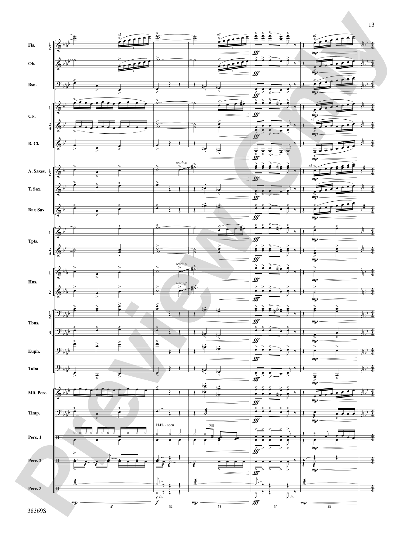 Man of La Mancha: Concert Band Conductor Score & Parts