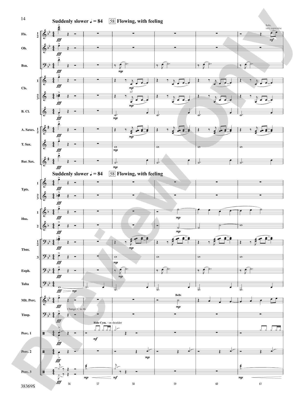 Man of La Mancha: Concert Band Conductor Score & Parts