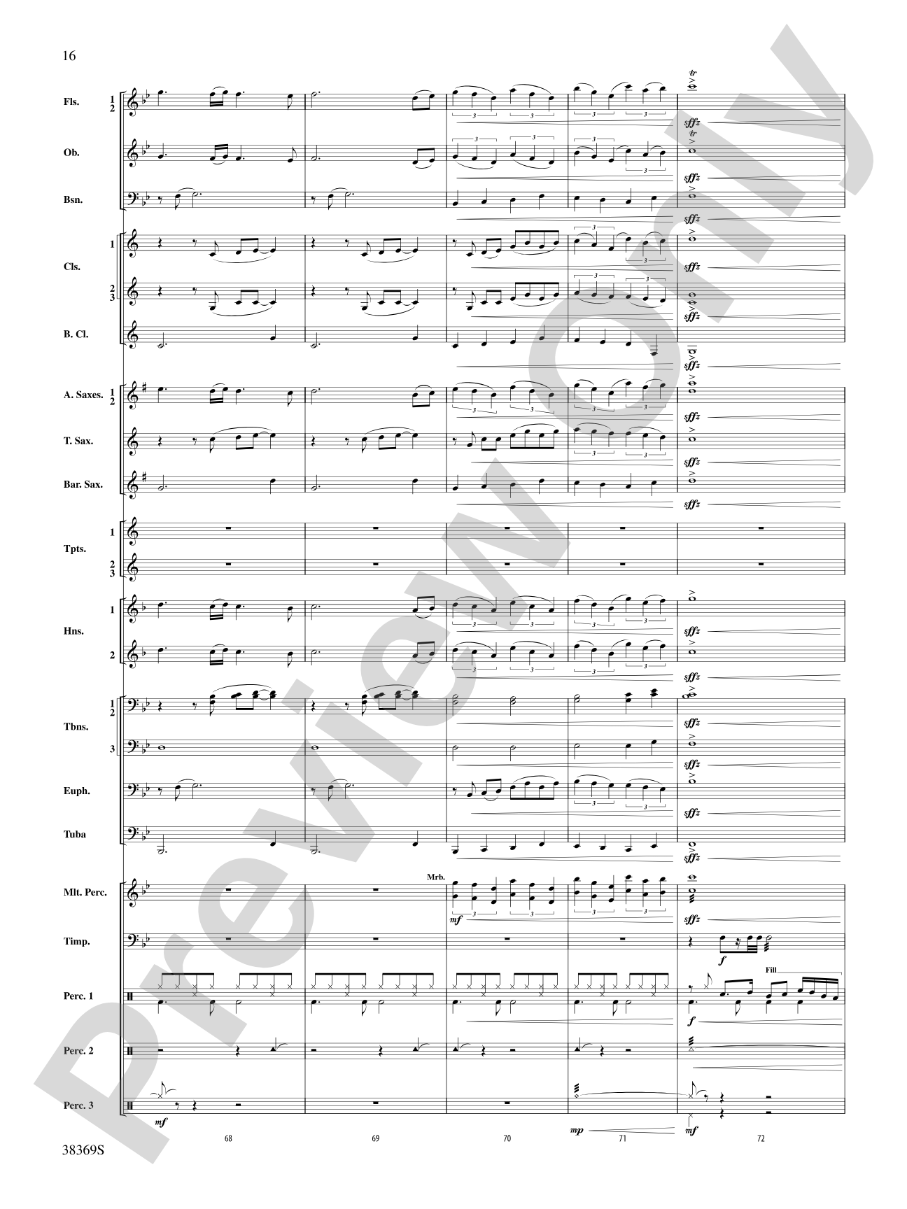 Man of La Mancha: Concert Band Conductor Score & Parts