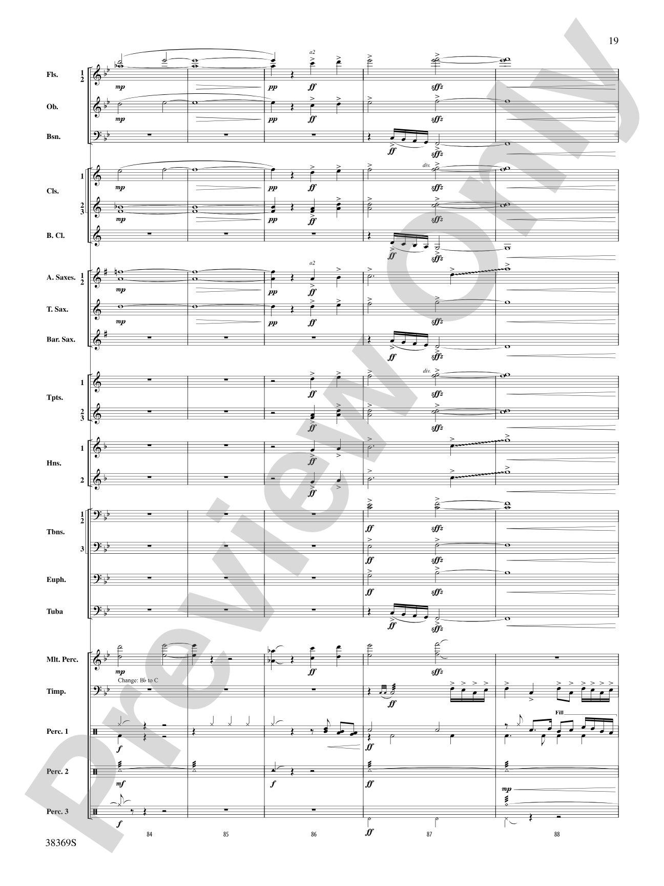 Man of La Mancha: Concert Band Conductor Score & Parts
