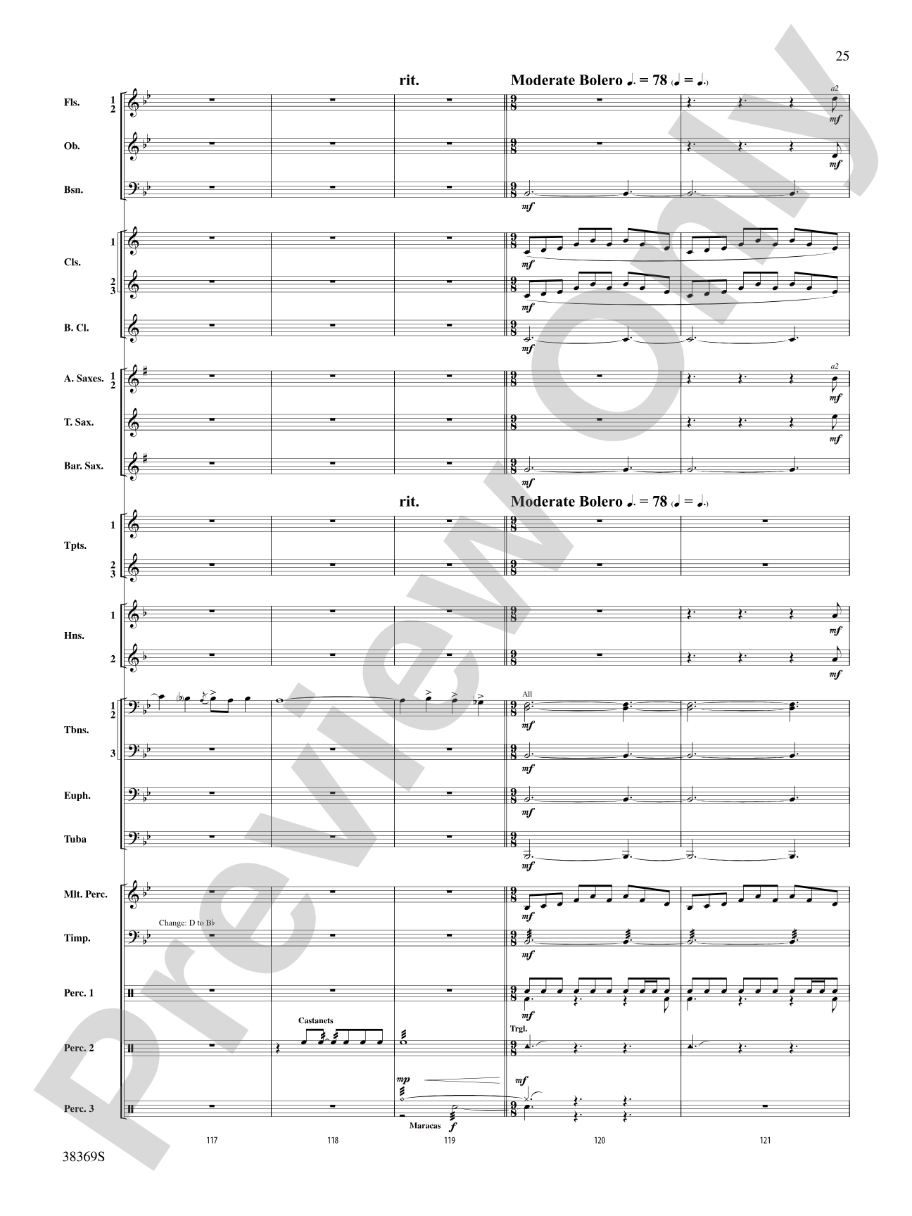 Man of La Mancha: Concert Band Conductor Score & Parts